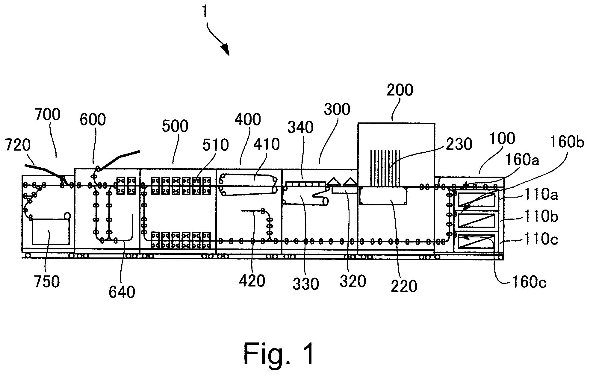 Patent US12448238 Figure 1 – Sheet feeding device