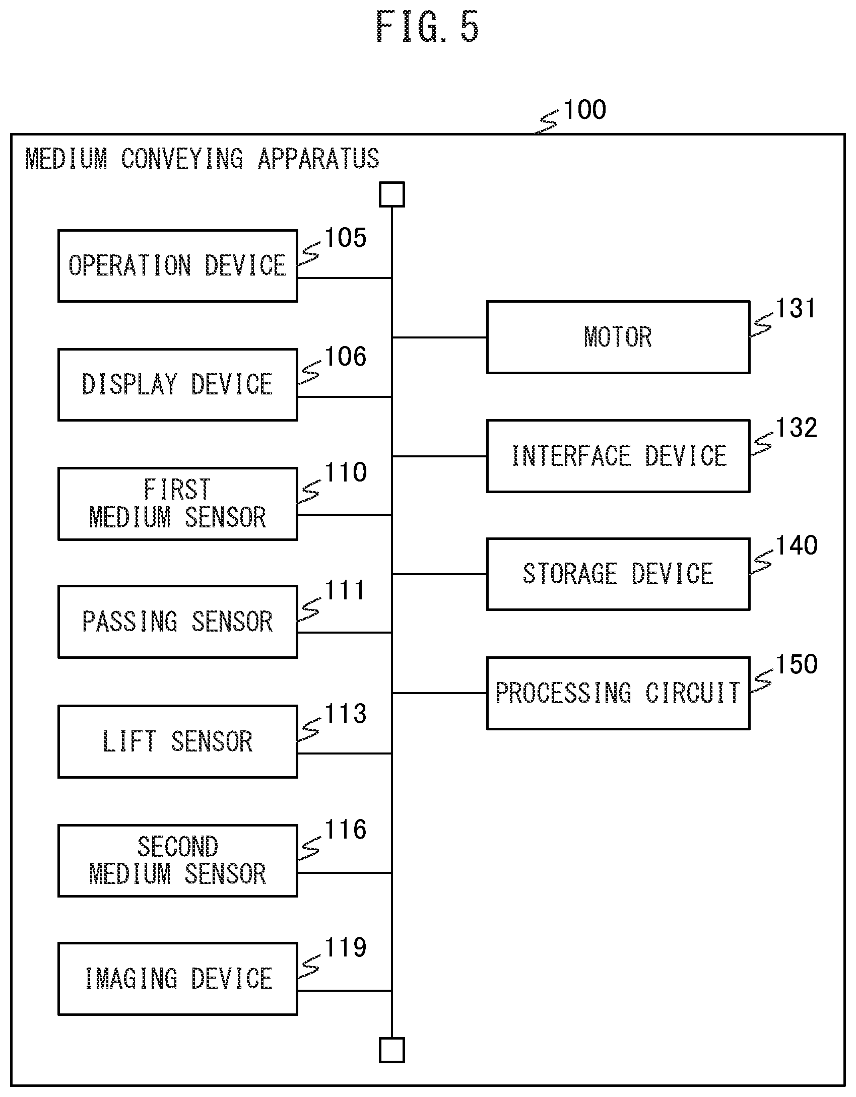 Patent US12448241 Figure 5 – Medium conveying apparatus to detect predetermined medium based on lift of medium