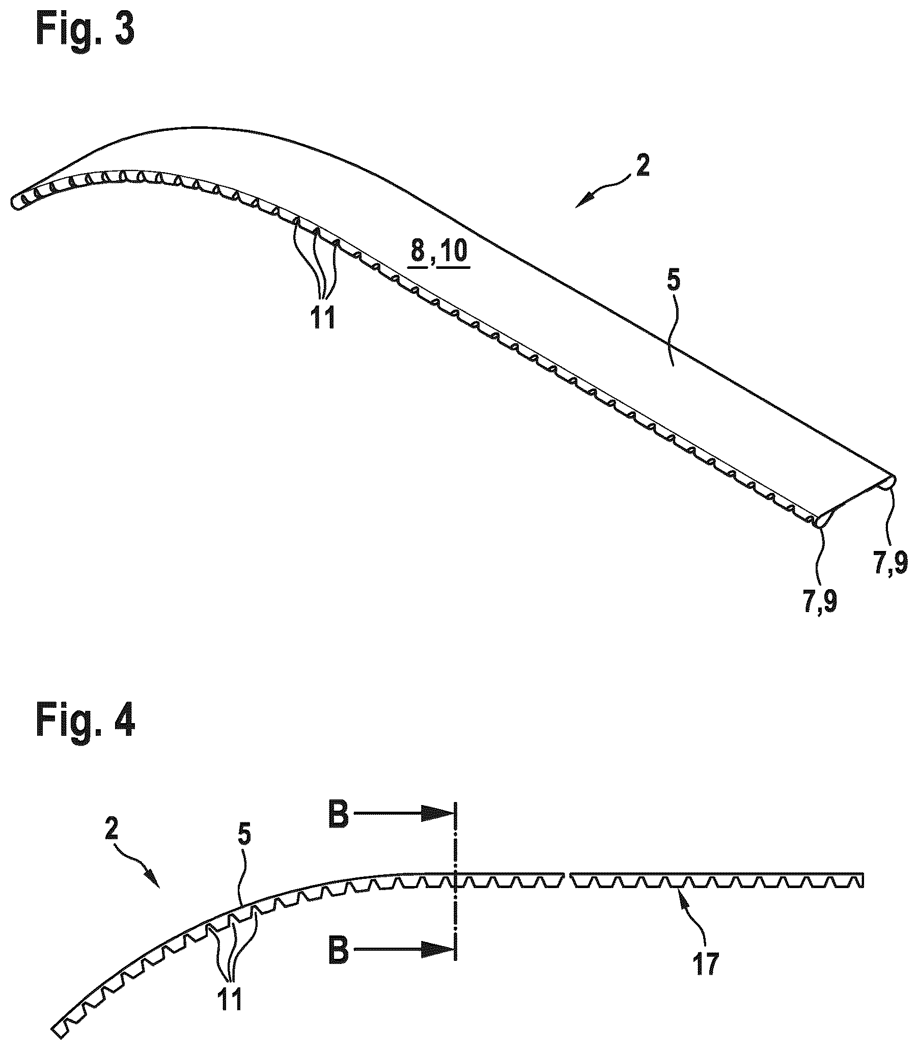 Patent US12448251 Figure 2 – Handrail for an escalator or a moving walkway