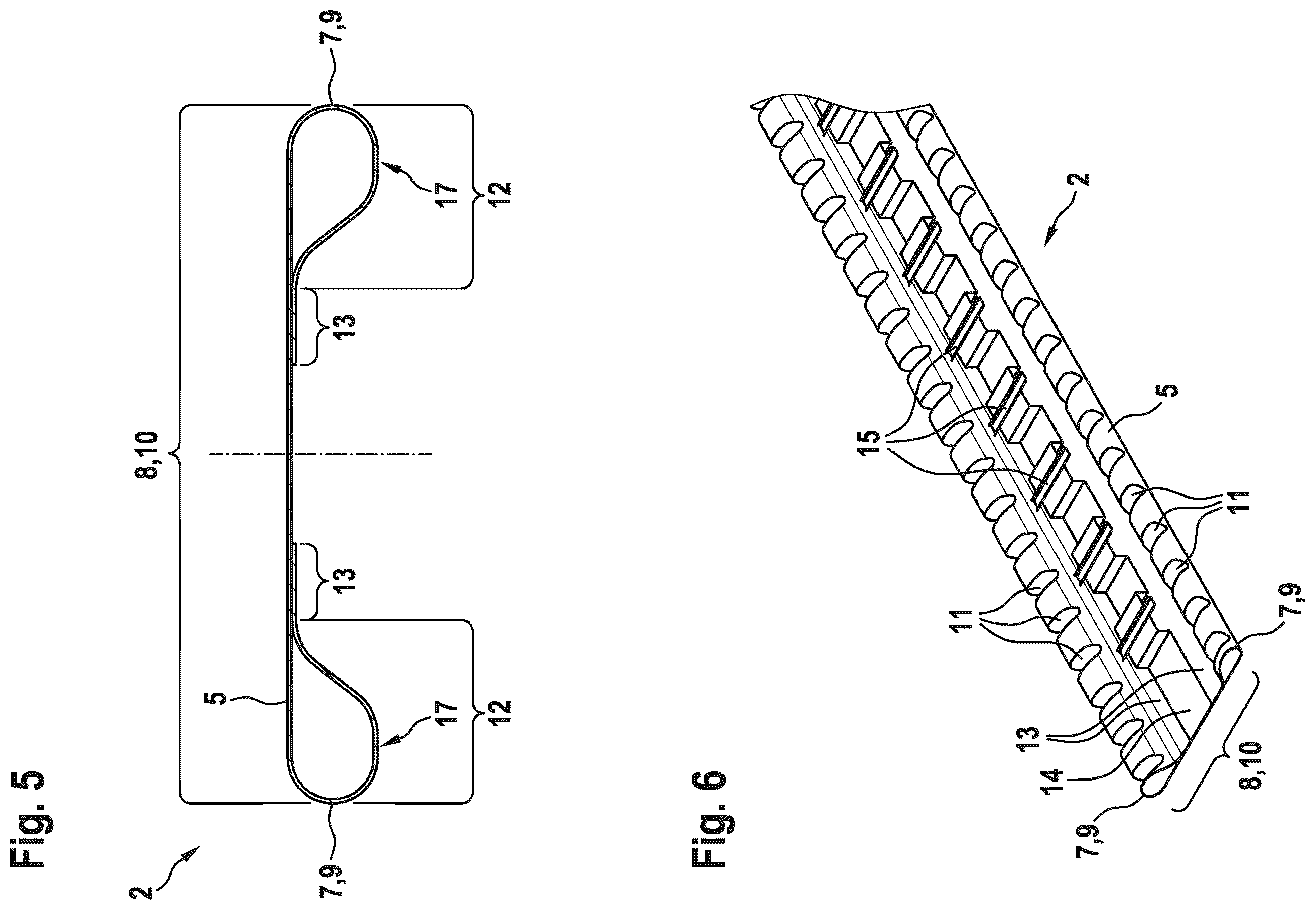 Patent US12448251 Figure 3 – Handrail for an escalator or a moving walkway