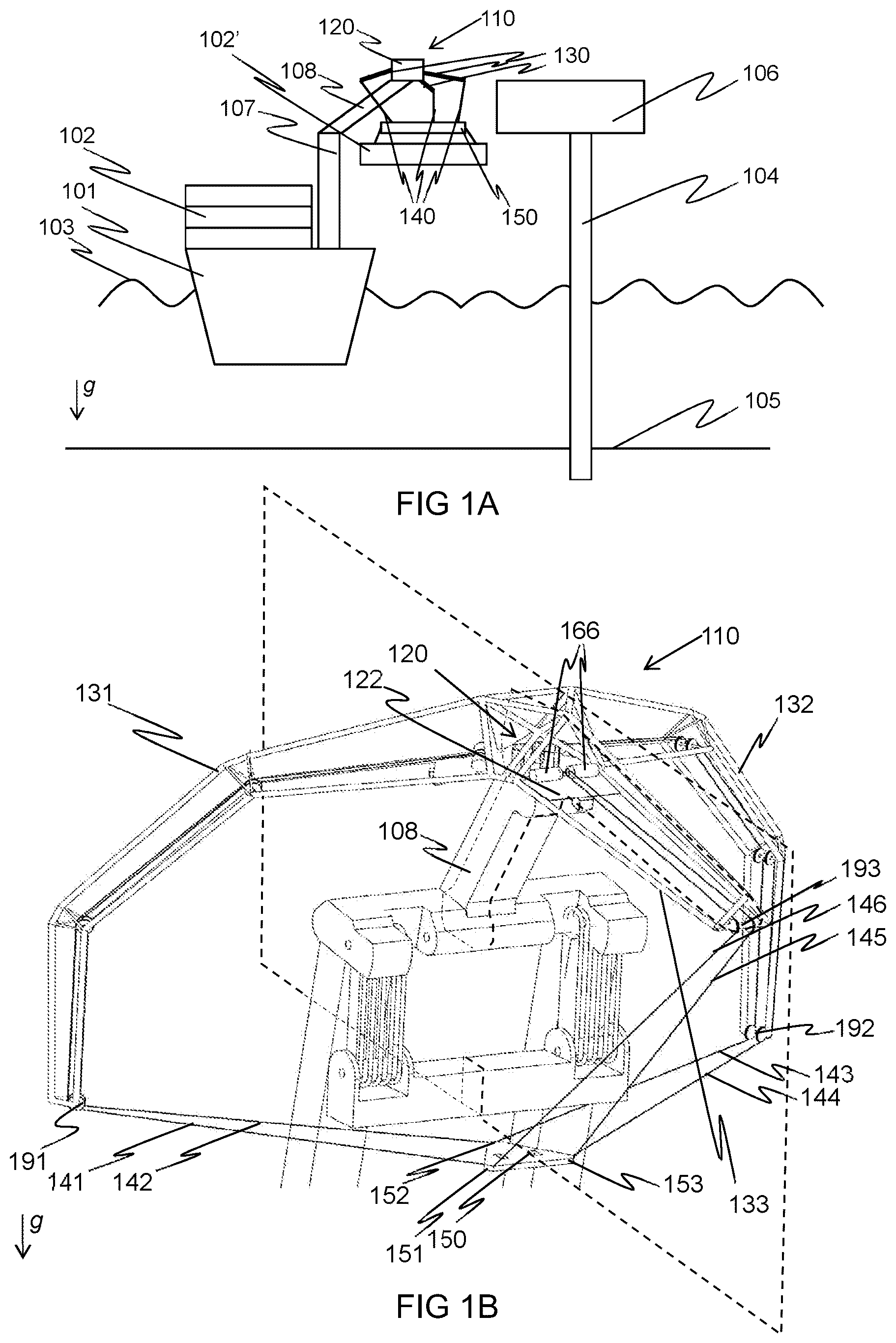 Patent US12448252 Figure 1 – Hoisting arrangement for assembly of wind turbines