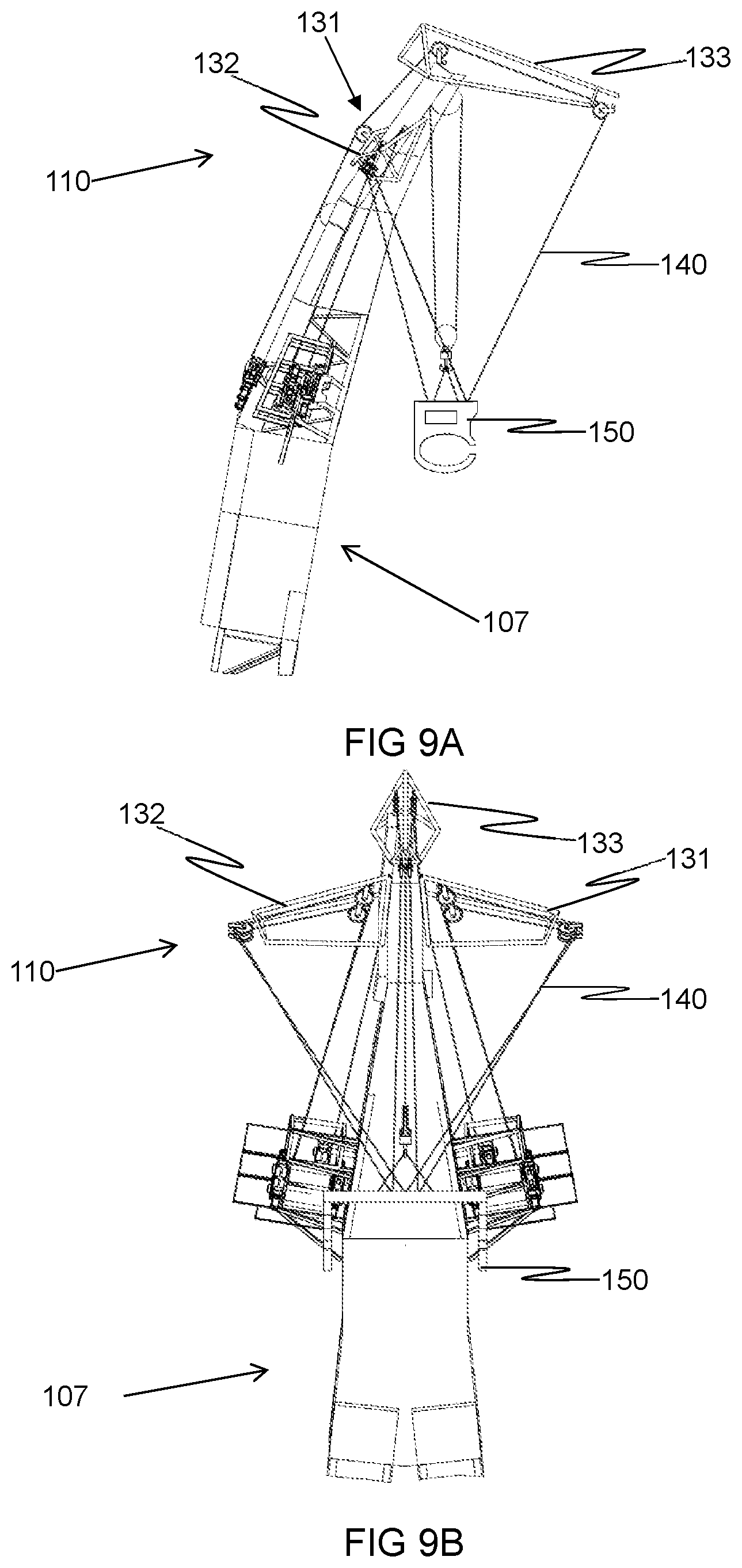 Patent US12448252 Figure 9 – Hoisting arrangement for assembly of wind turbines