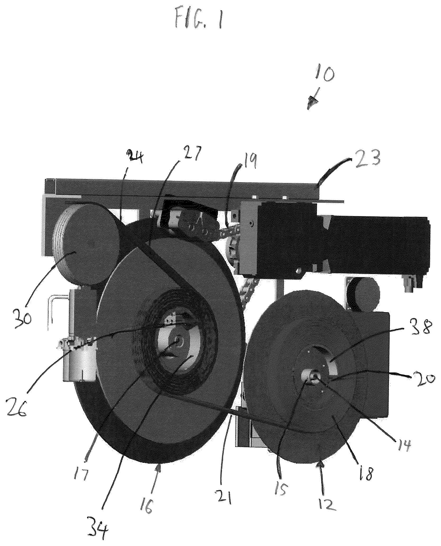 Patent US12448257 Figure 1 – Drum spooling system with load-bearing line protective wrap