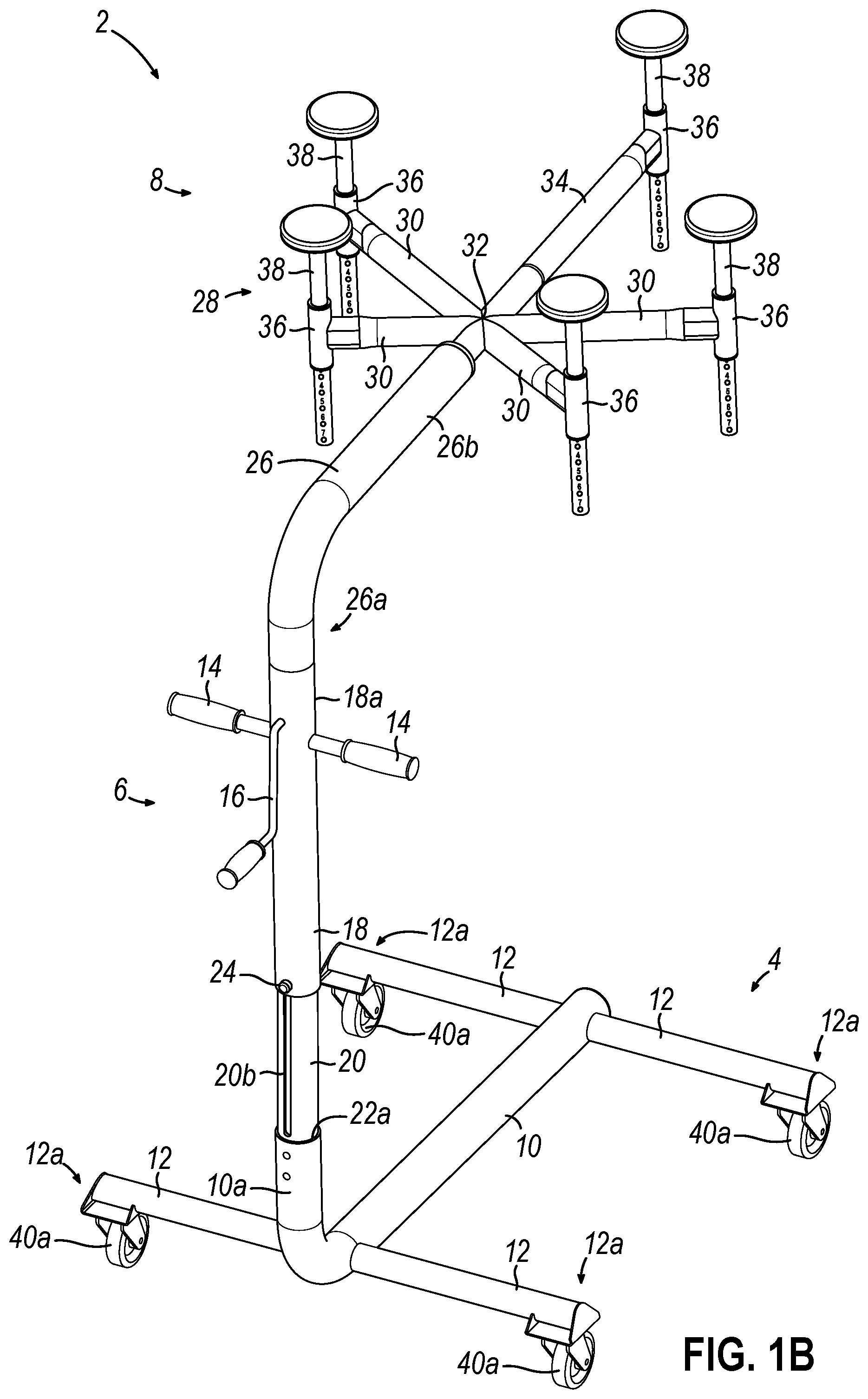 Patent US12448258 Figure 2 – Apparatus and method for removal of vehicle hardtop