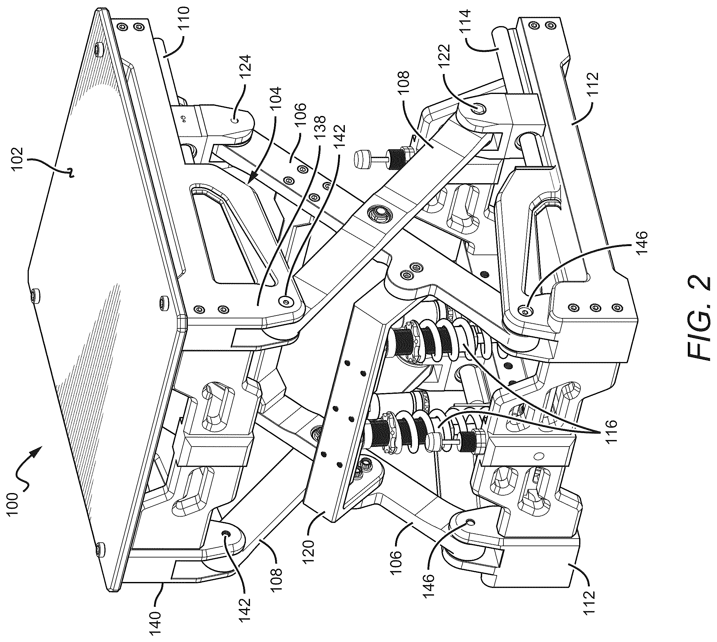 Patent US12448259 Figure 2 – Vertically stabilized platform