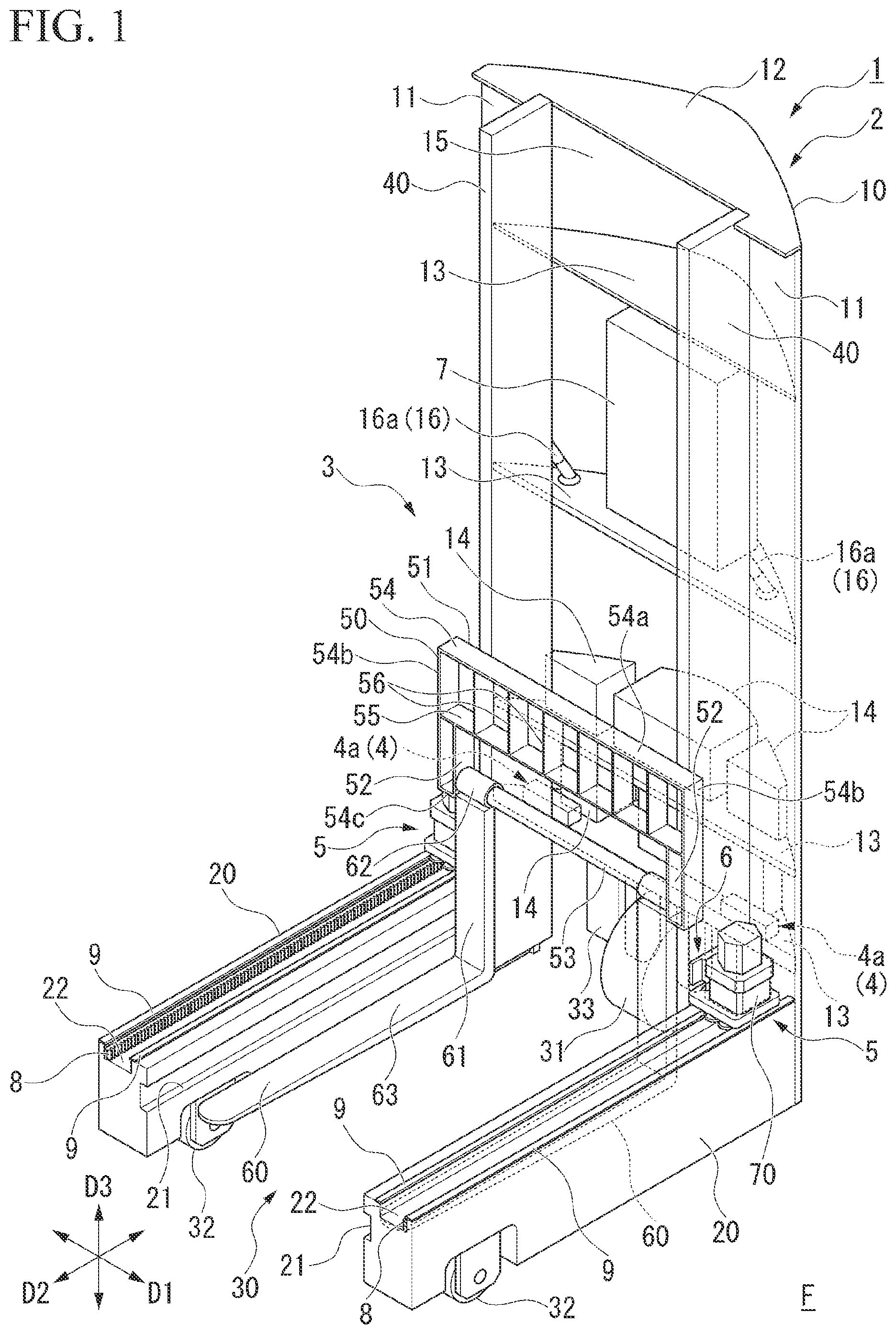 Patent US12448262 Figure 1 – Forklift