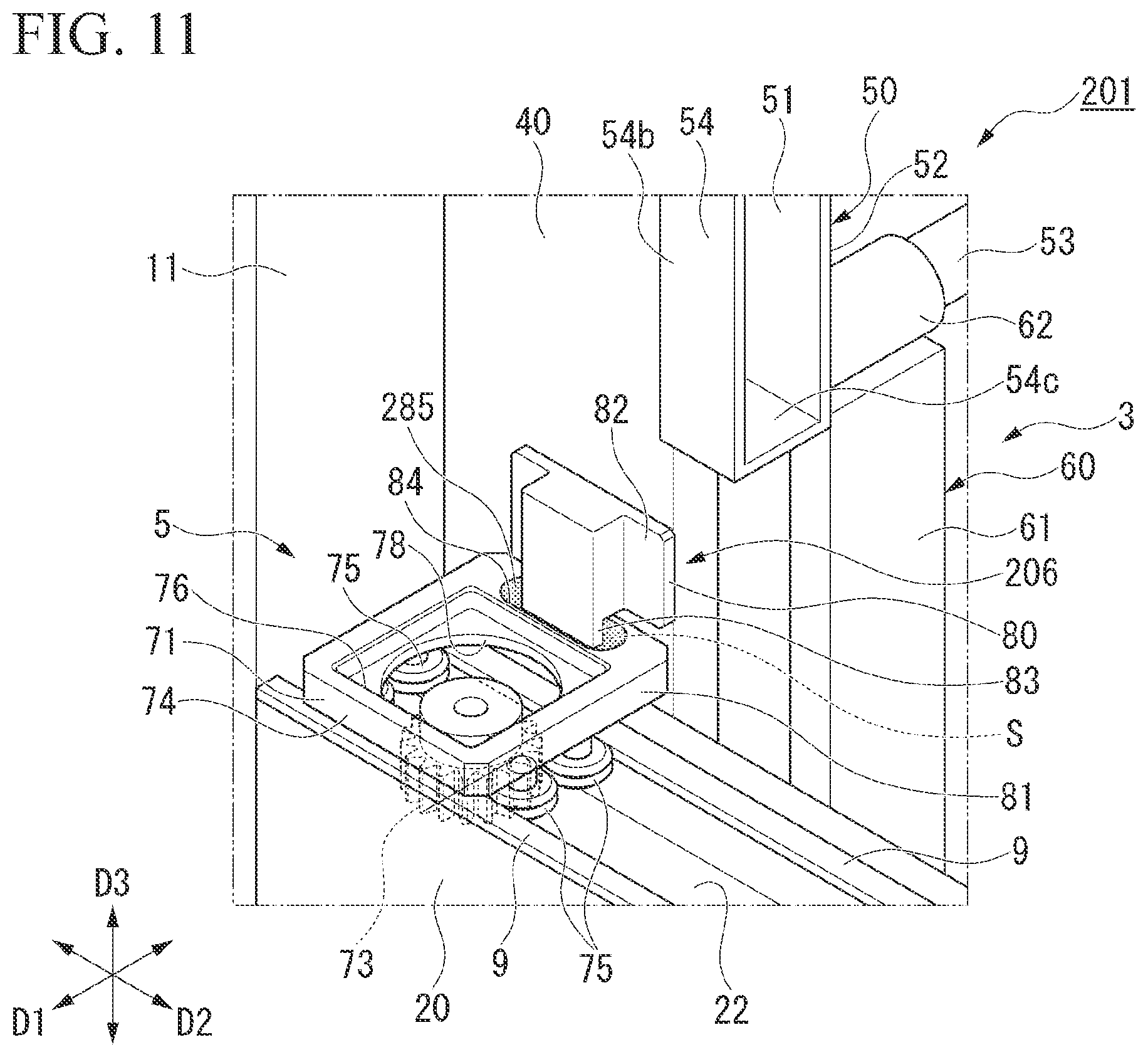 Patent US12448262 Figure 9 – Forklift
