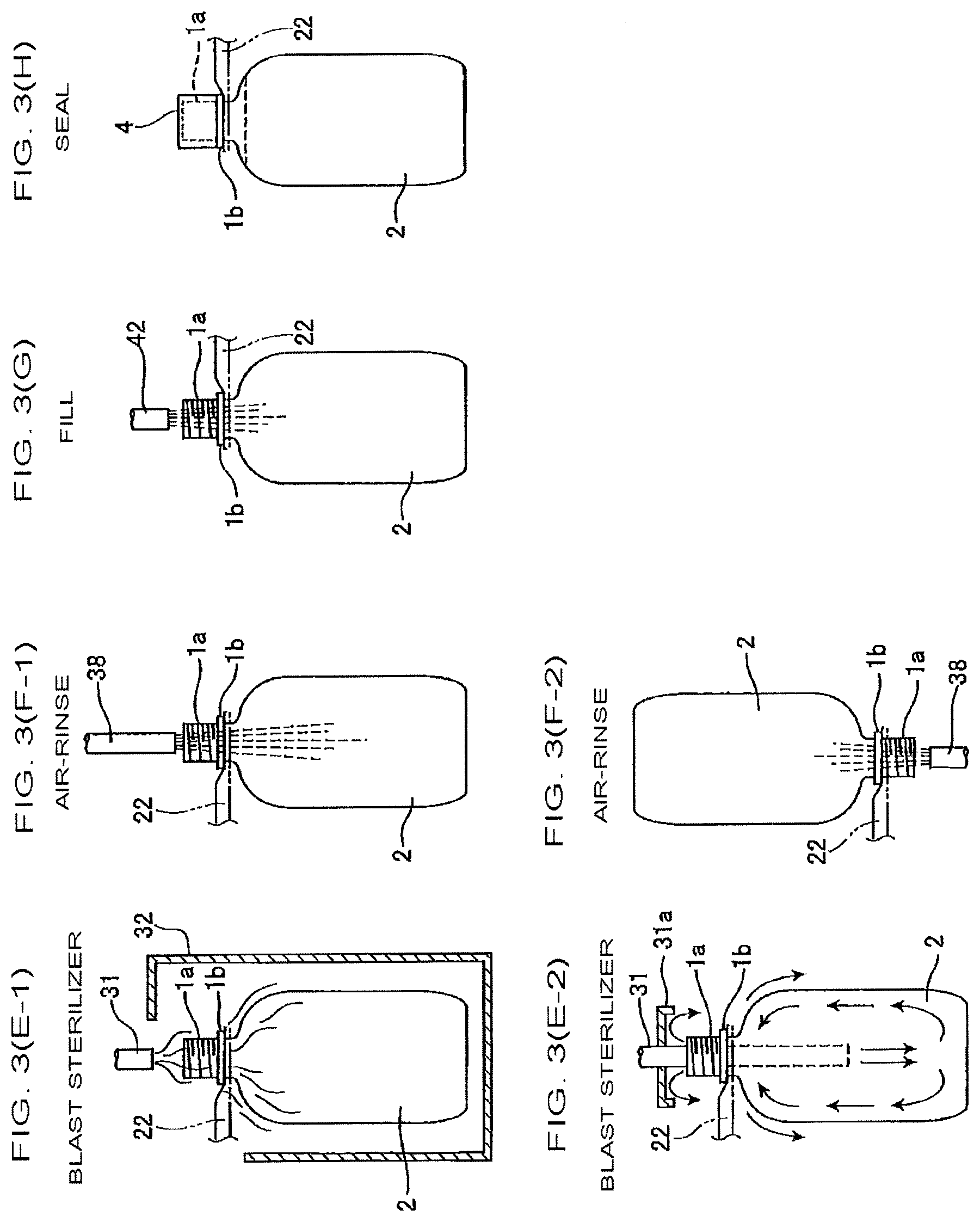 Patent US12448267 Figure 3 – Aseptic filling method and aseptic filling machine