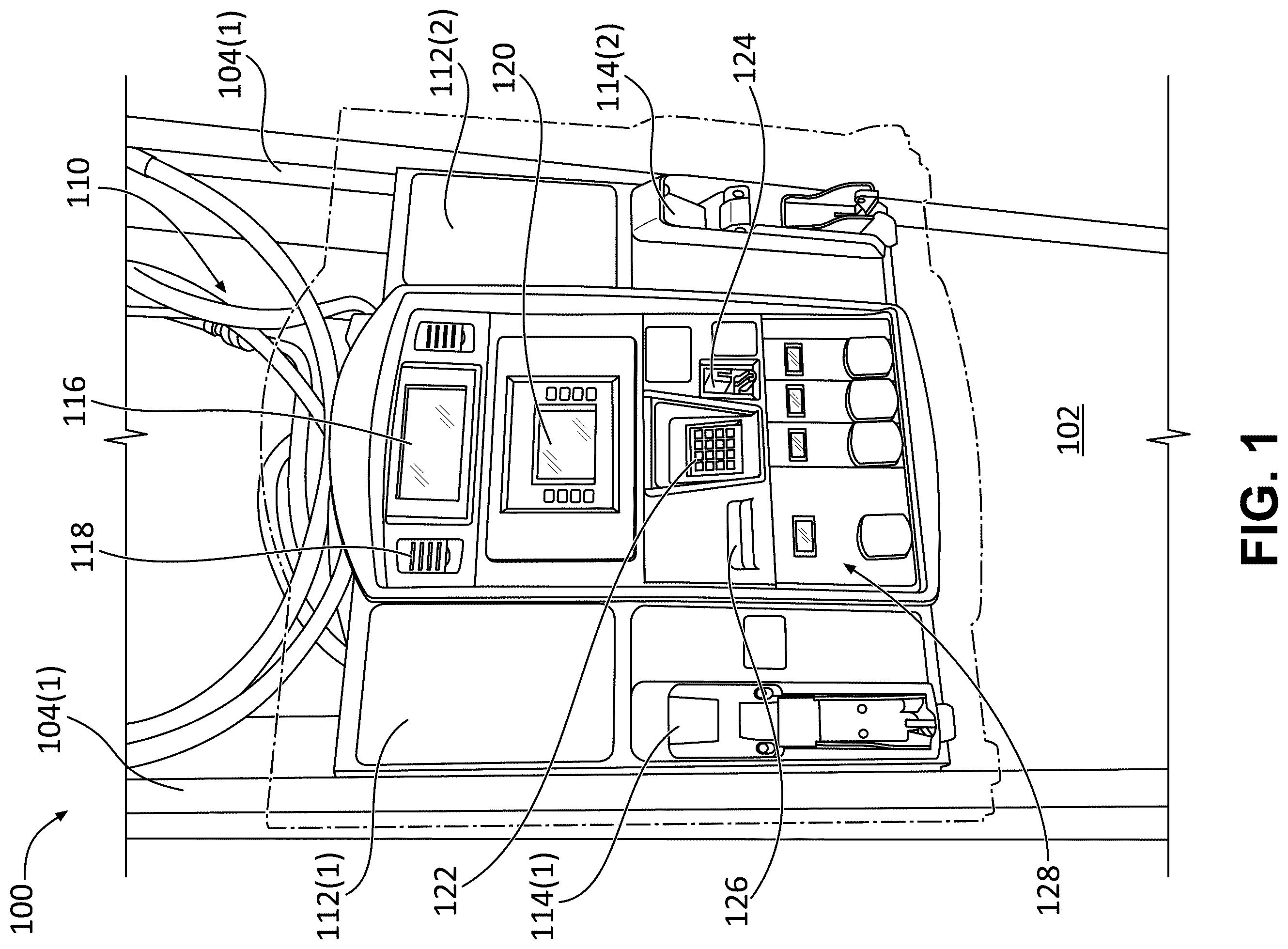 Patent US12448270 Figure 1 – Refueling station protective door cover