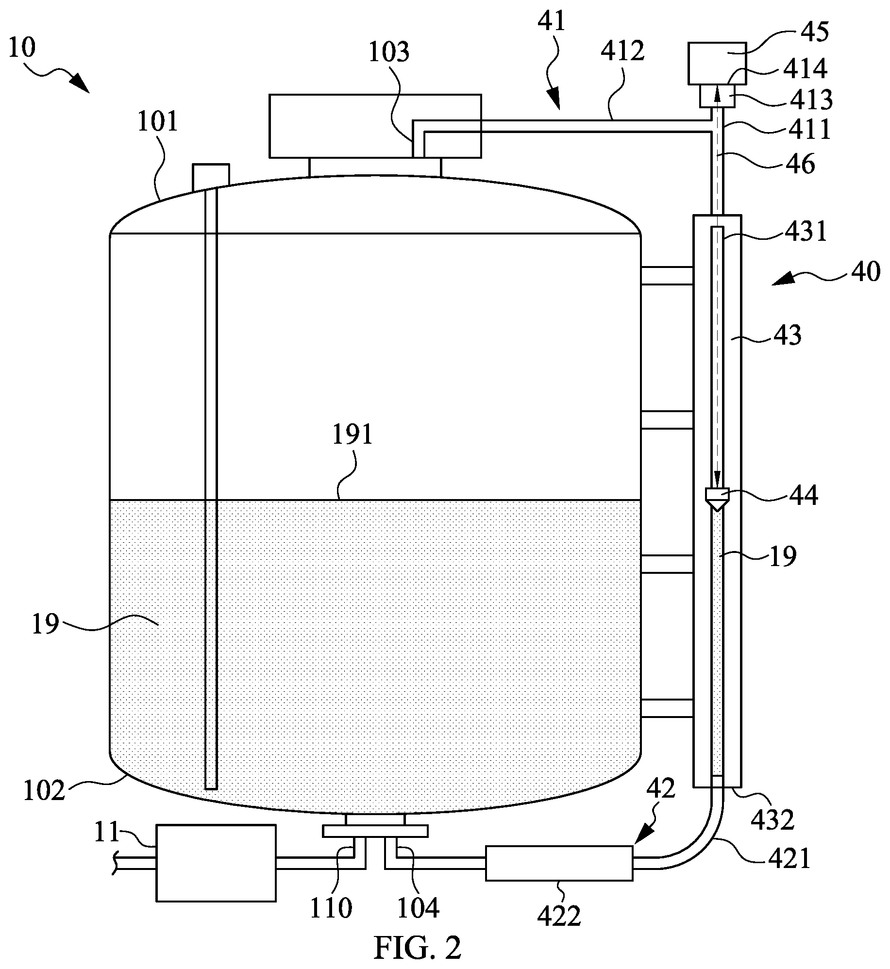 Patent US12448271 Figure 2 – Liquid supply system and liquid preparation method