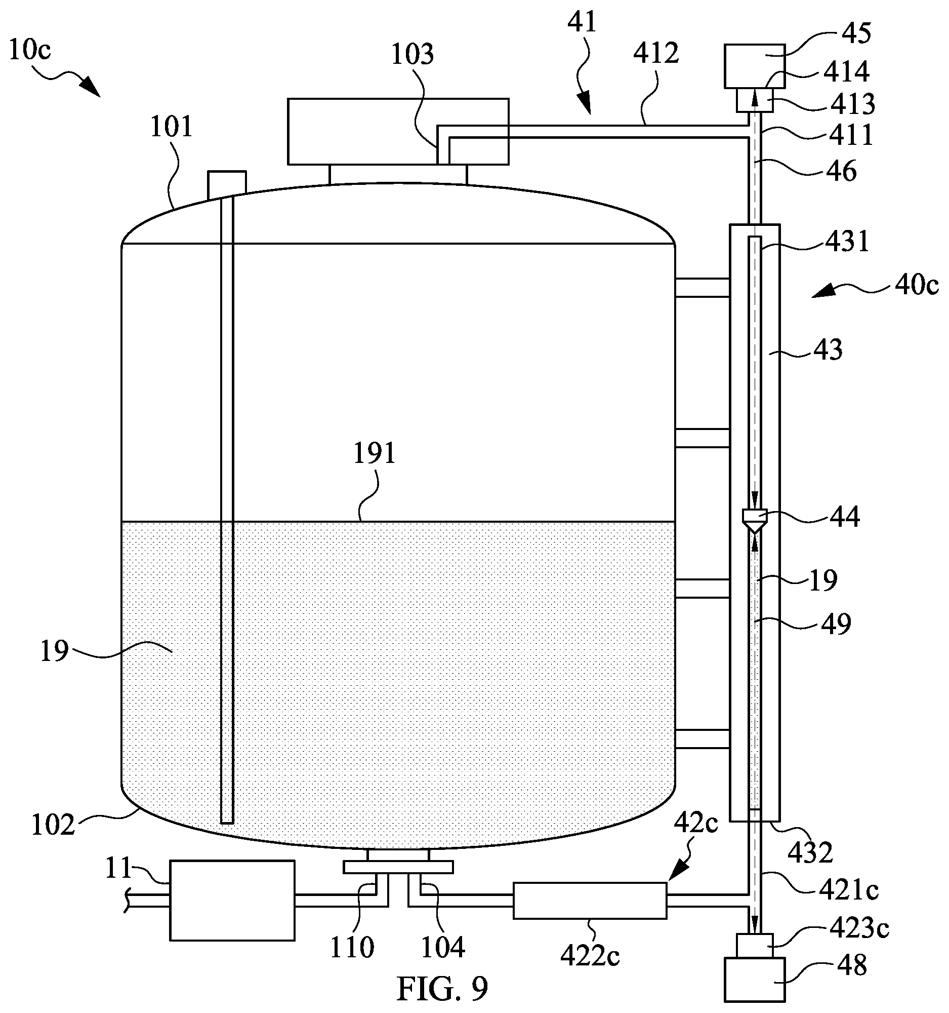Patent US12448271 Figure 8 – Liquid supply system and liquid preparation method