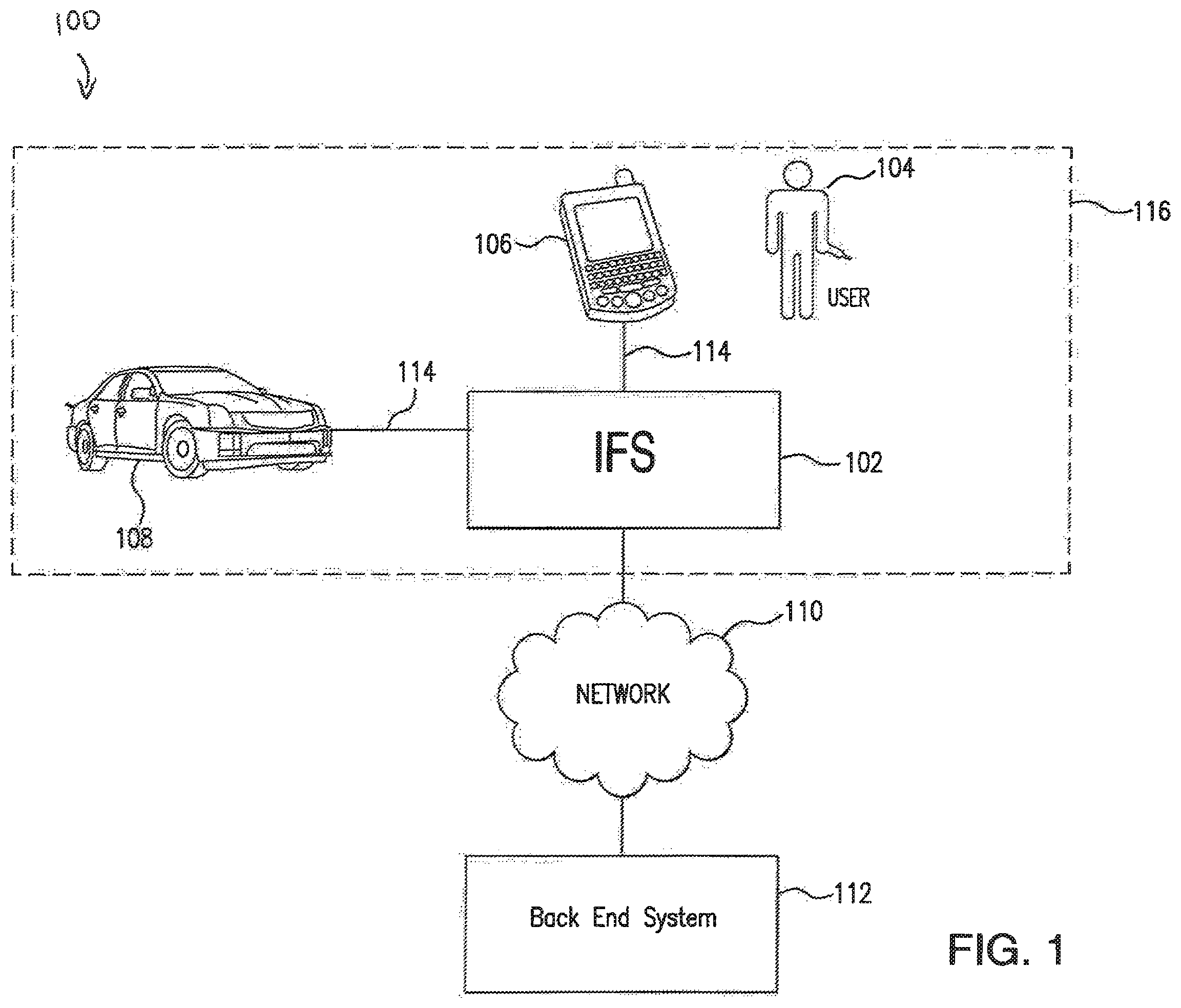 Patent US12448272 — System and method for managing a fuel dispensing account — Figure 1