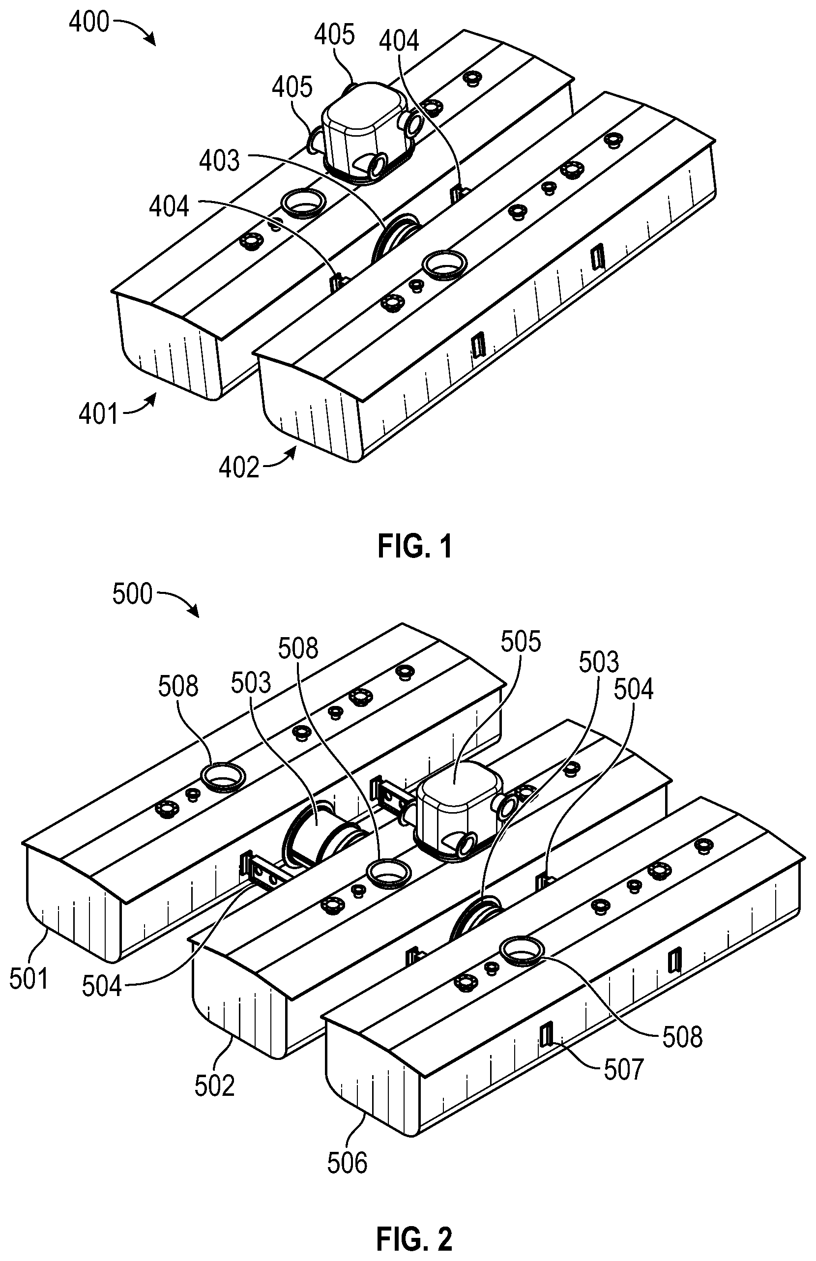 Patent US12448273 Figure 1 – Modular fuel tank assembly and method of construction