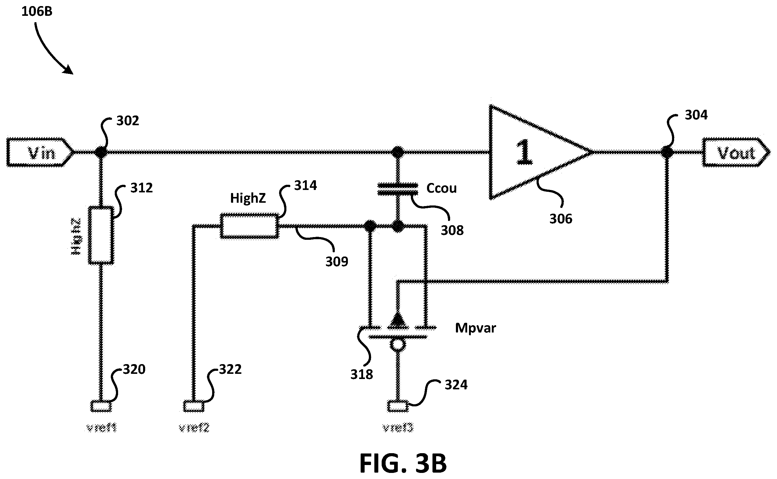 Patent US12448275 Figure 4 – Capacitive linearization method applied to MEMS microphones systems