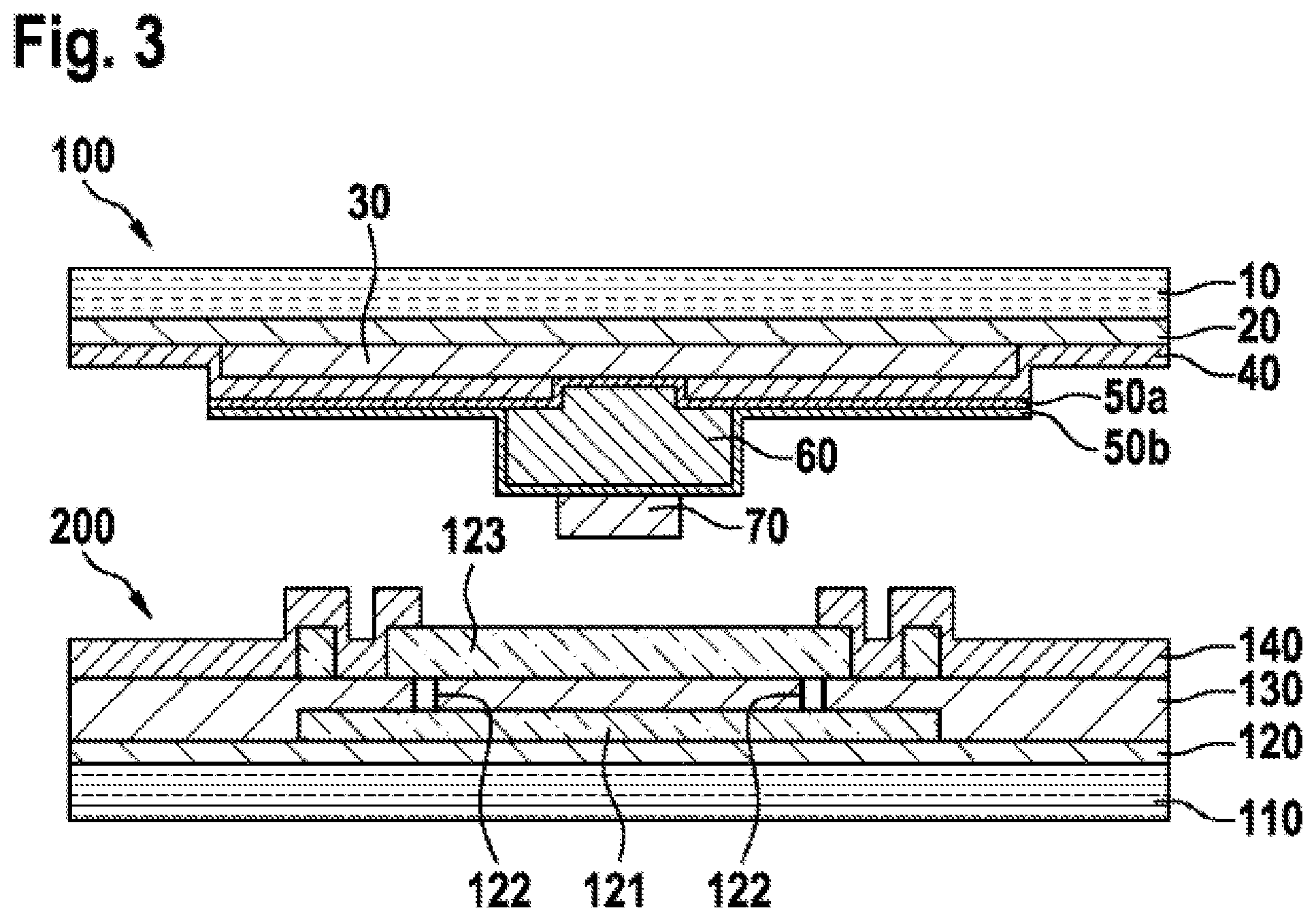 Patent US12448280 Figure 2 – Bond structures on MEMS element and ASIC element