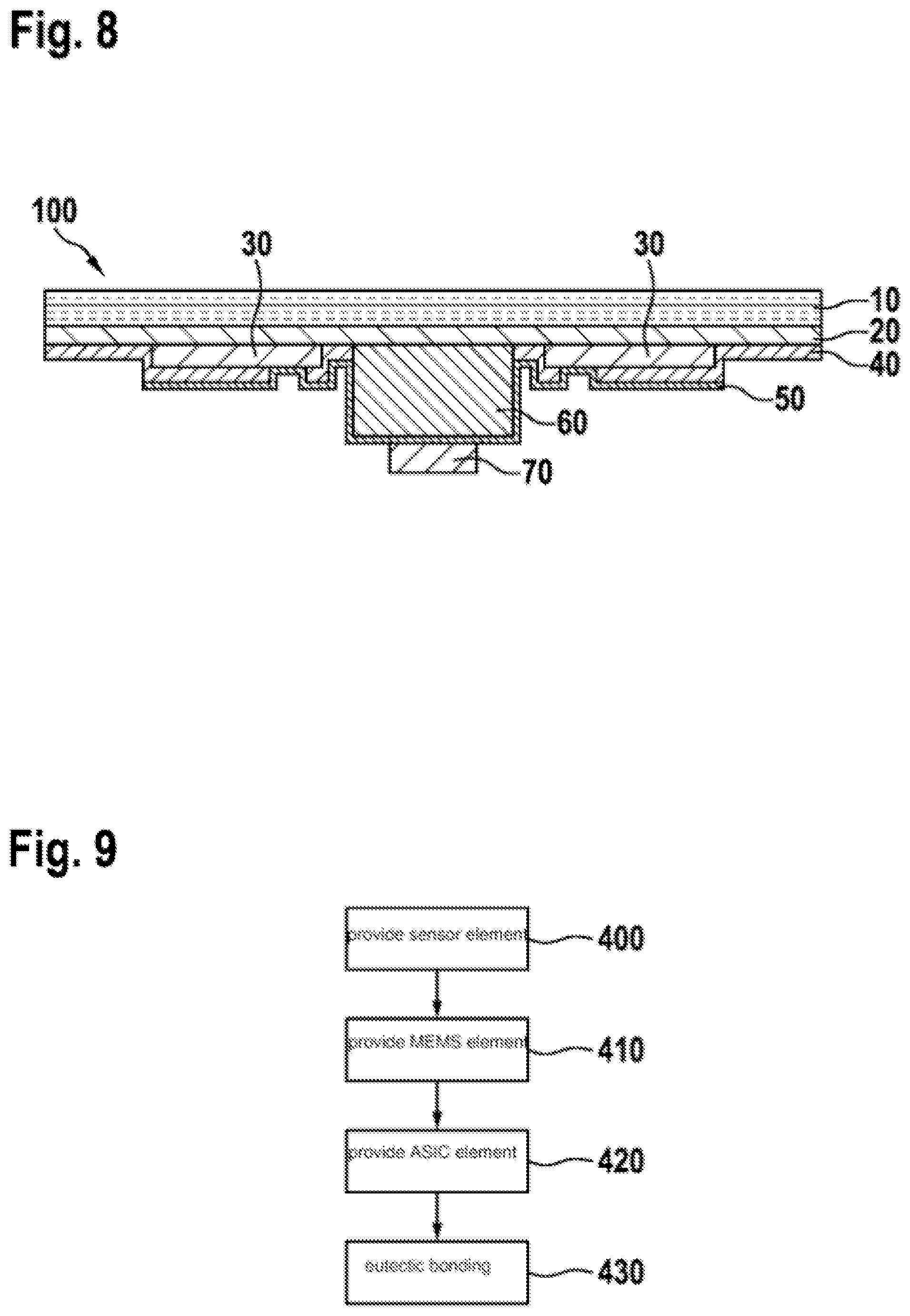 Patent US12448280 Figure 6 – Bond structures on MEMS element and ASIC element