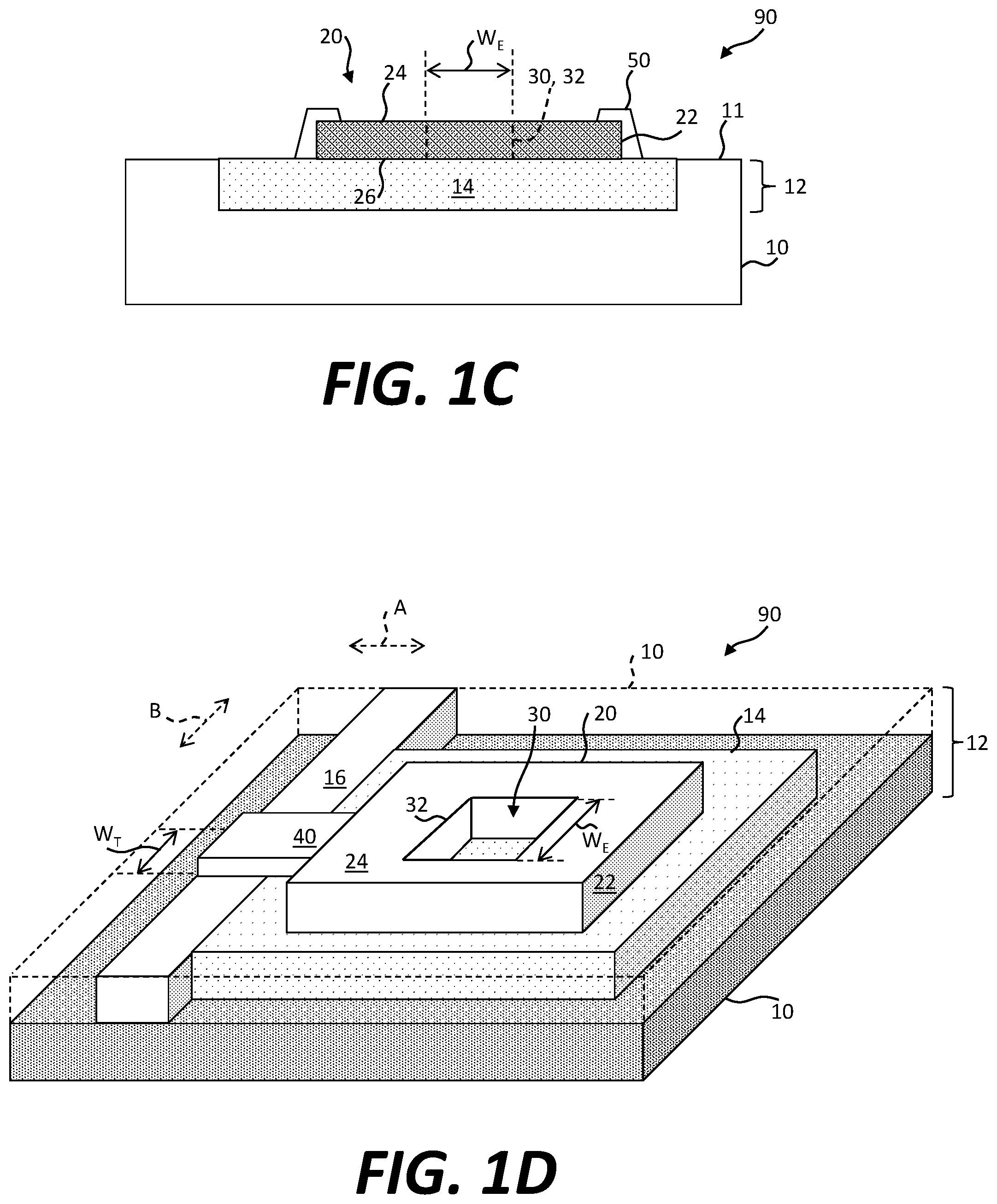 Patent US12448283 Figure 2 – Micro-device structures with etch holes
