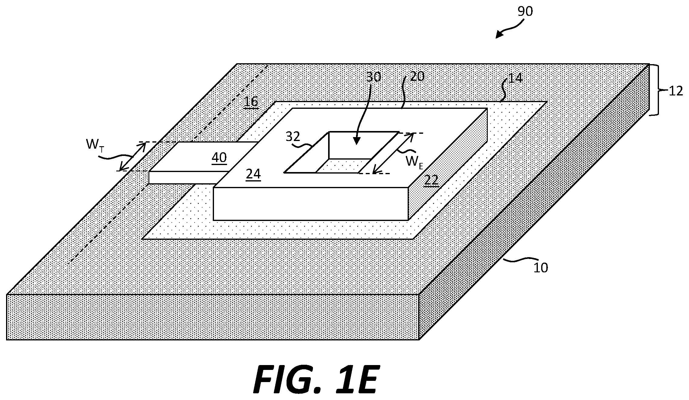 Patent US12448283 Figure 3 – Micro-device structures with etch holes