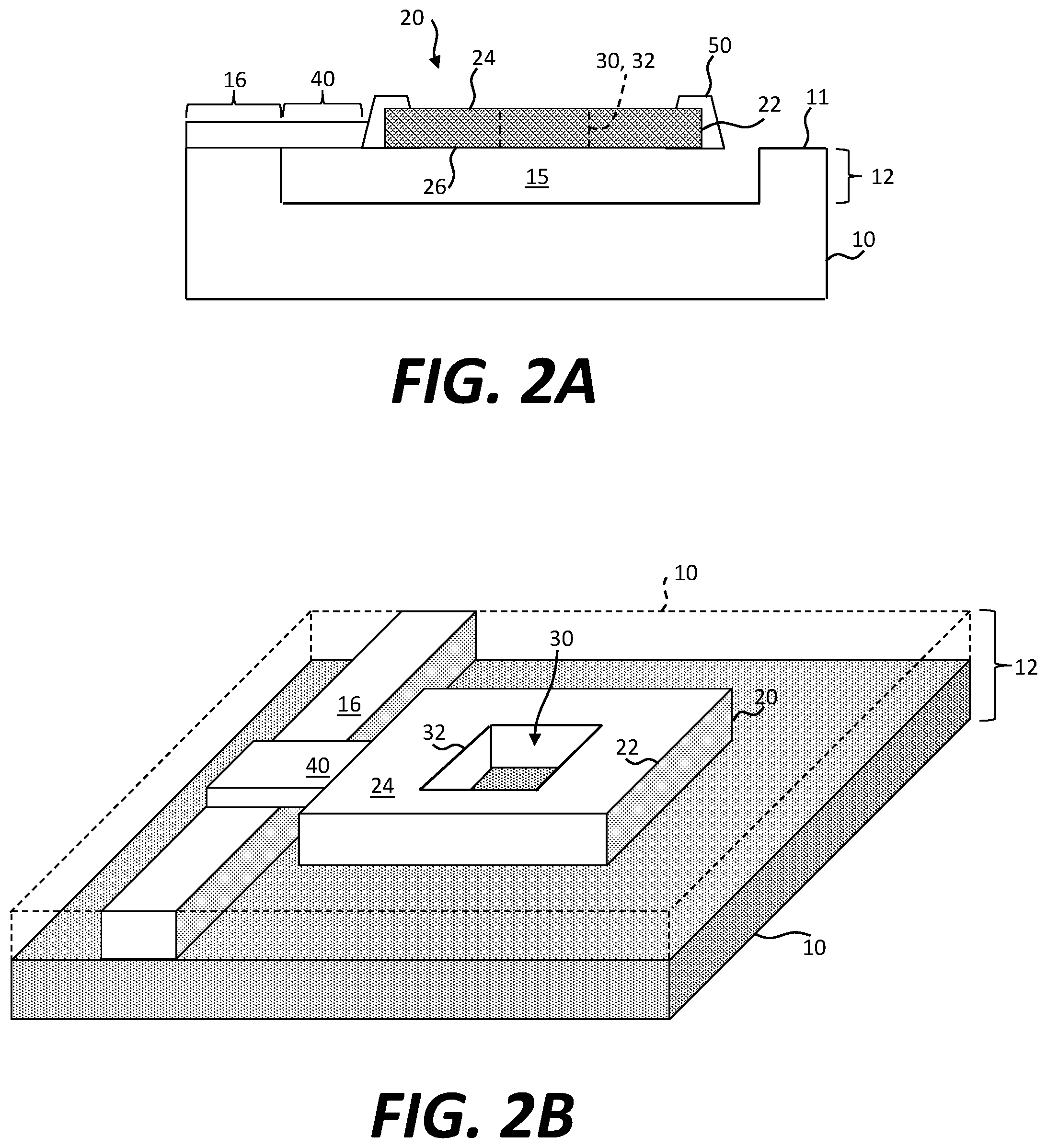 Patent US12448283 Figure 4 – Micro-device structures with etch holes