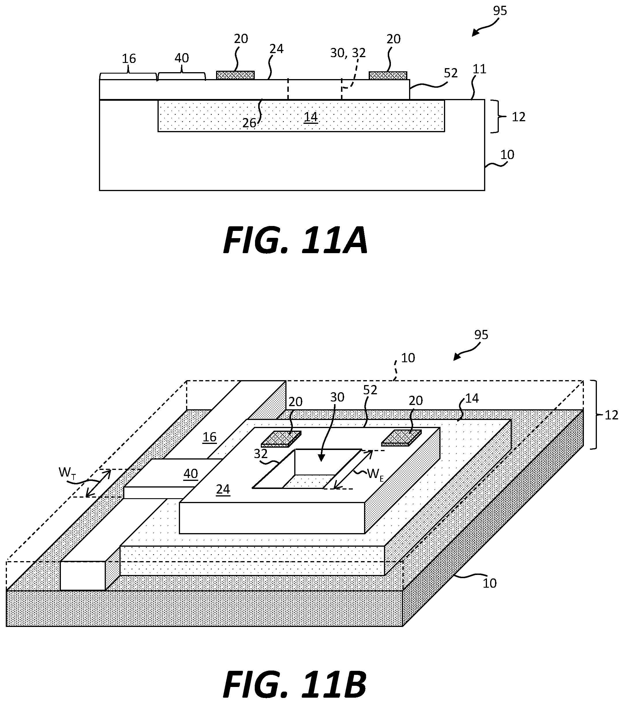 Patent US12448283 Figure 11 – Micro-device structures with etch holes