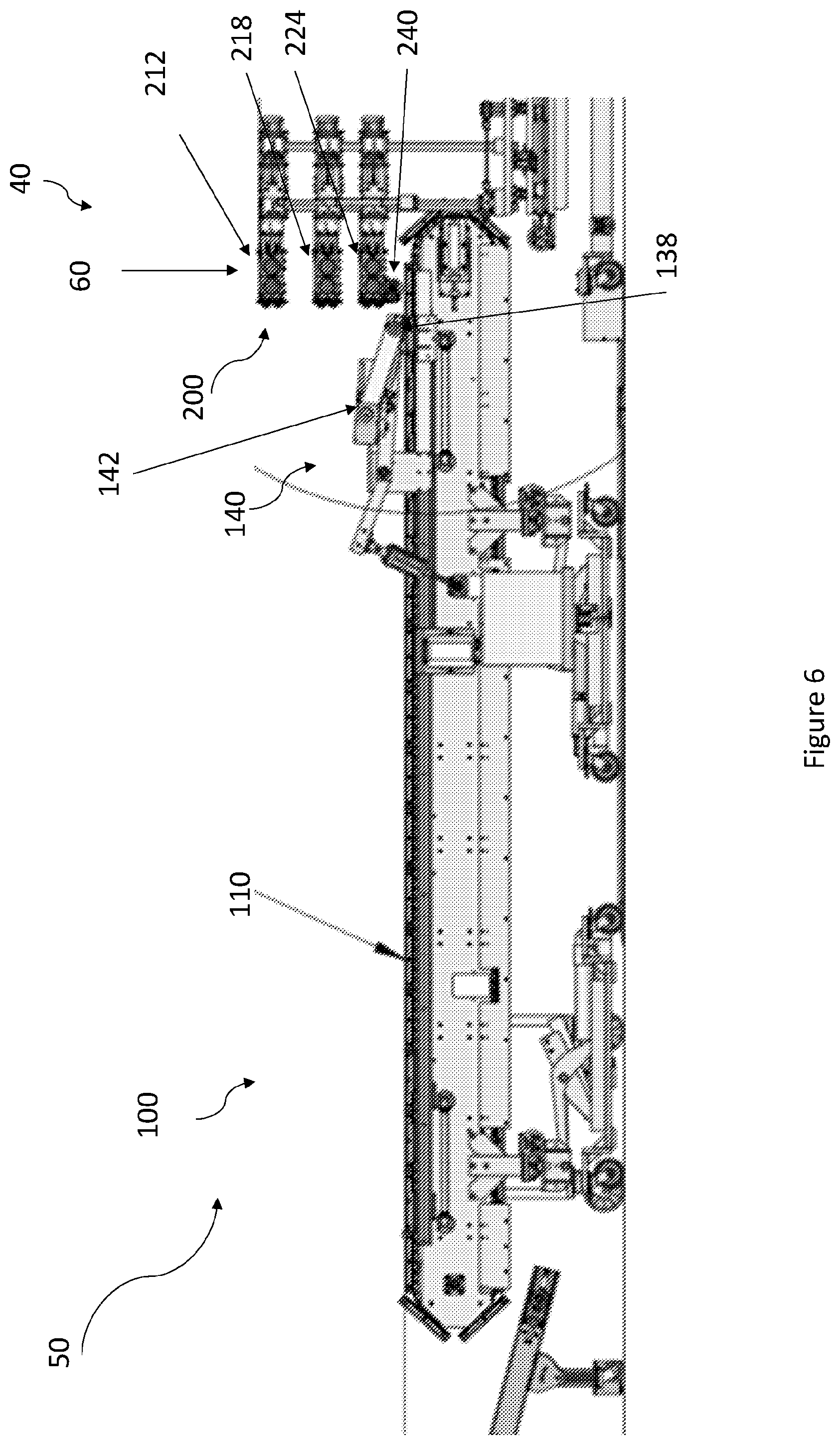 Patent US12448313 Figure 7 – Versatile glass forming conveyor with 3-D vacuum forming capability
