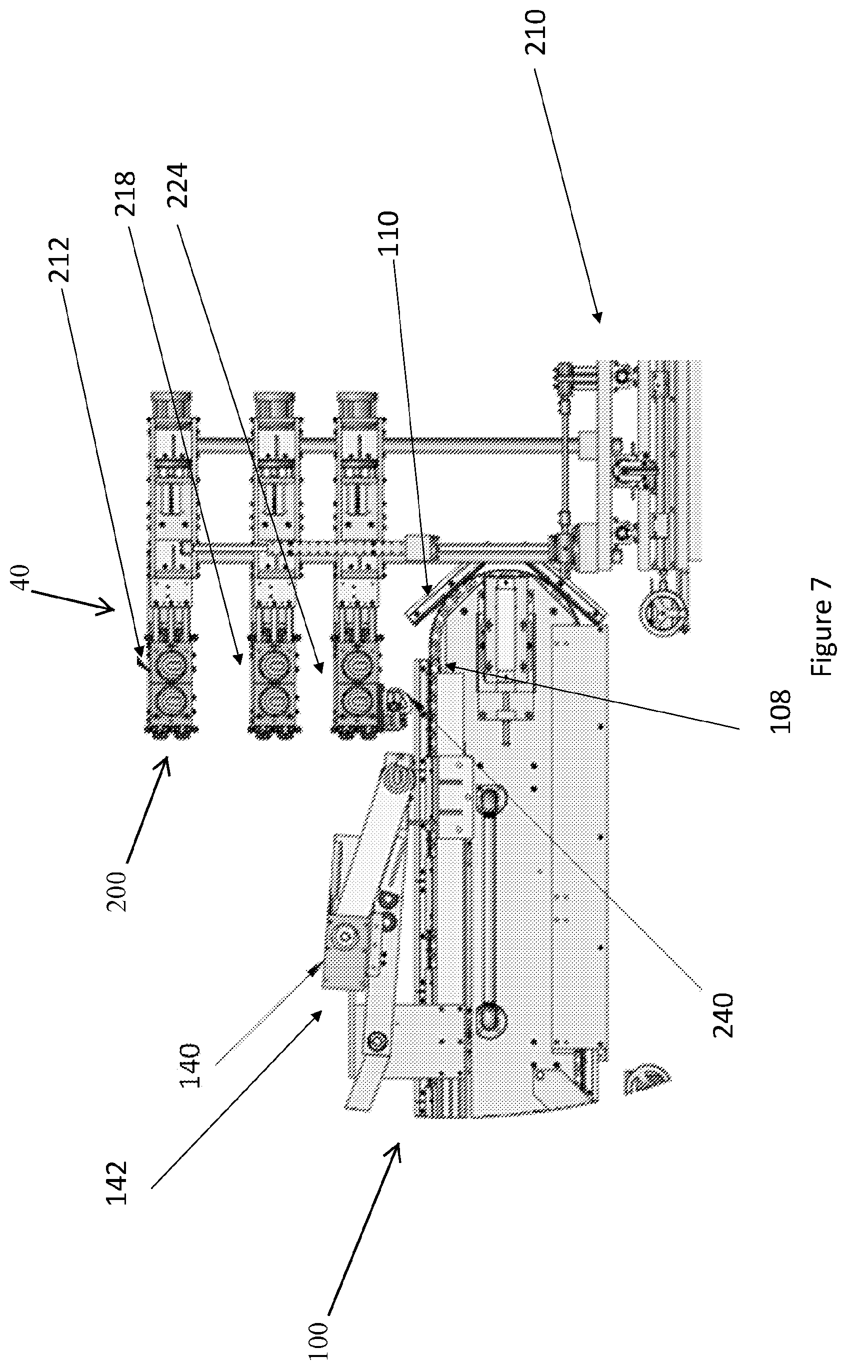 Patent US12448313 Figure 8 – Versatile glass forming conveyor with 3-D vacuum forming capability
