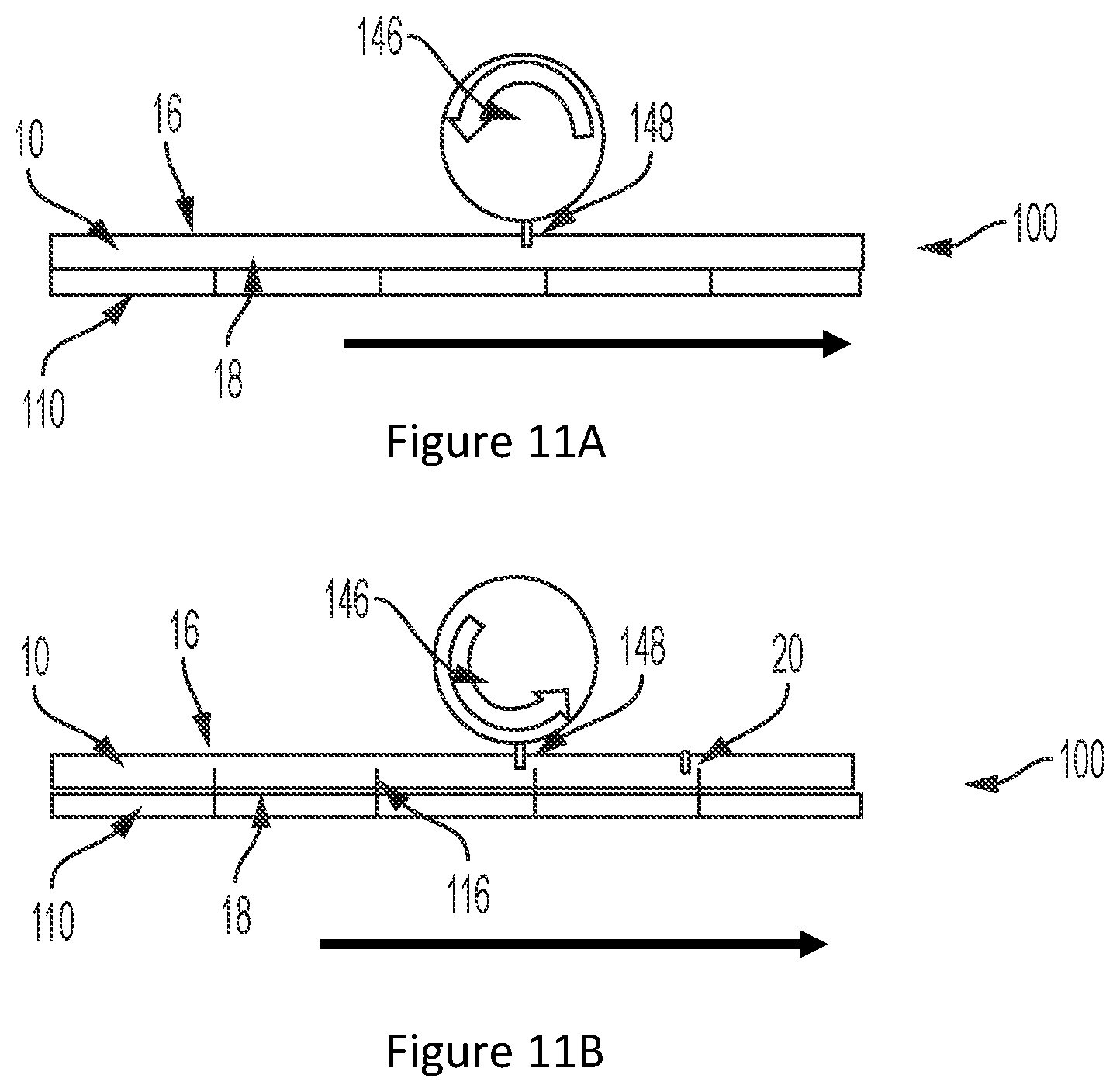 Patent US12448313 Figure 11 – Versatile glass forming conveyor with 3-D vacuum forming capability