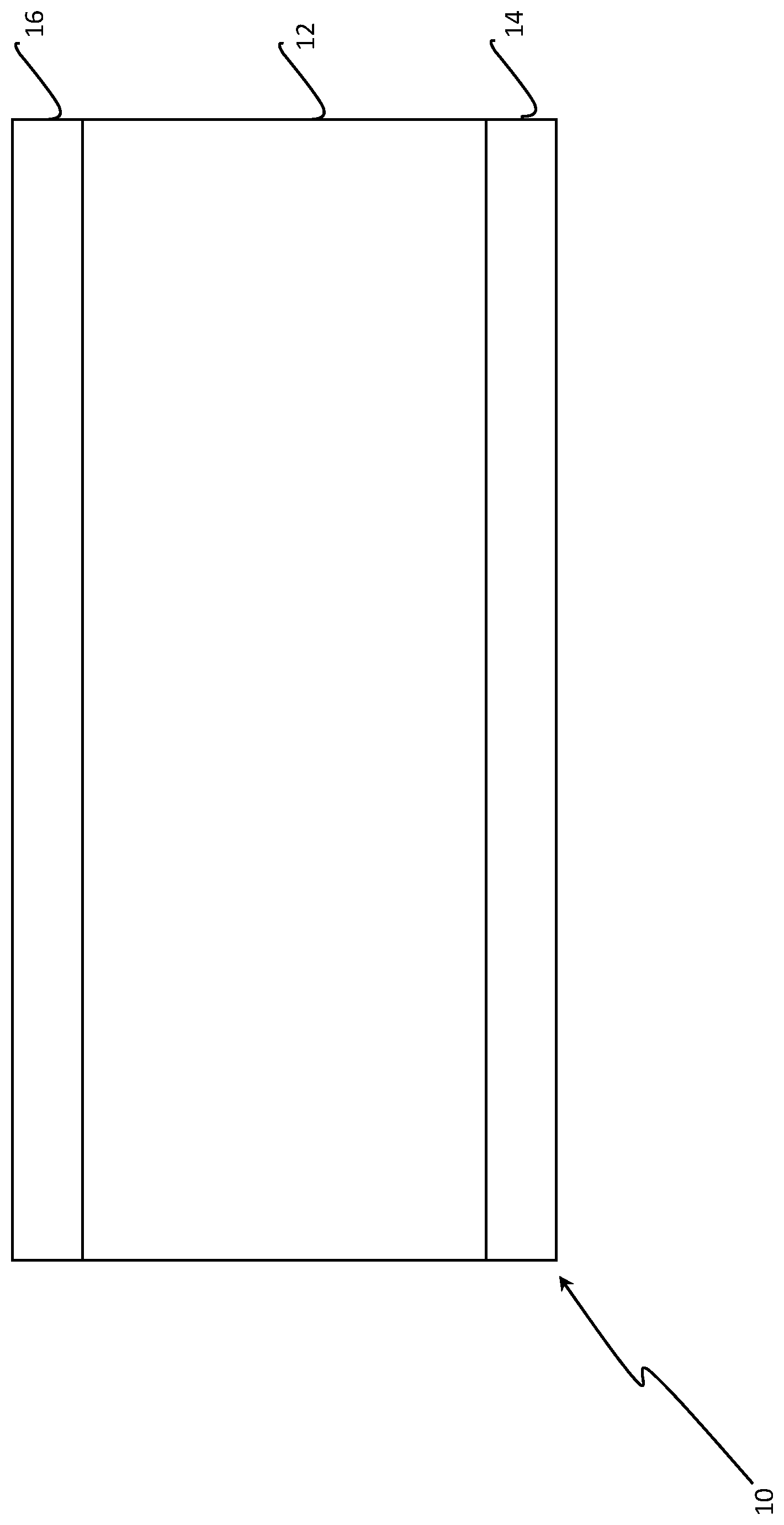 Patent US12448334 Figure 1 – High temperature sag resistant gypsum panel