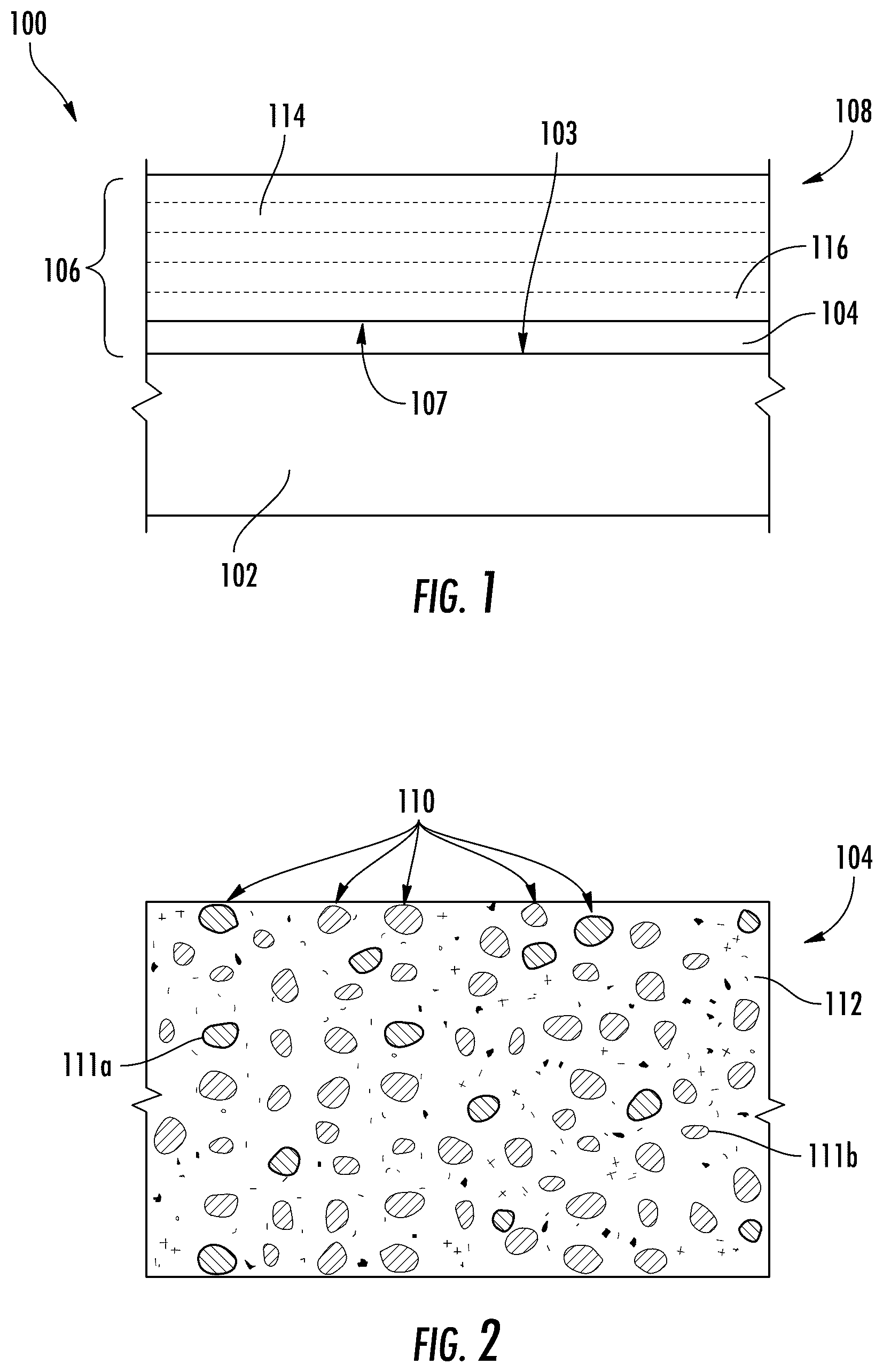 Patent US12448336 Figure 1 – Bond coat including metal oxides and oxygen getters