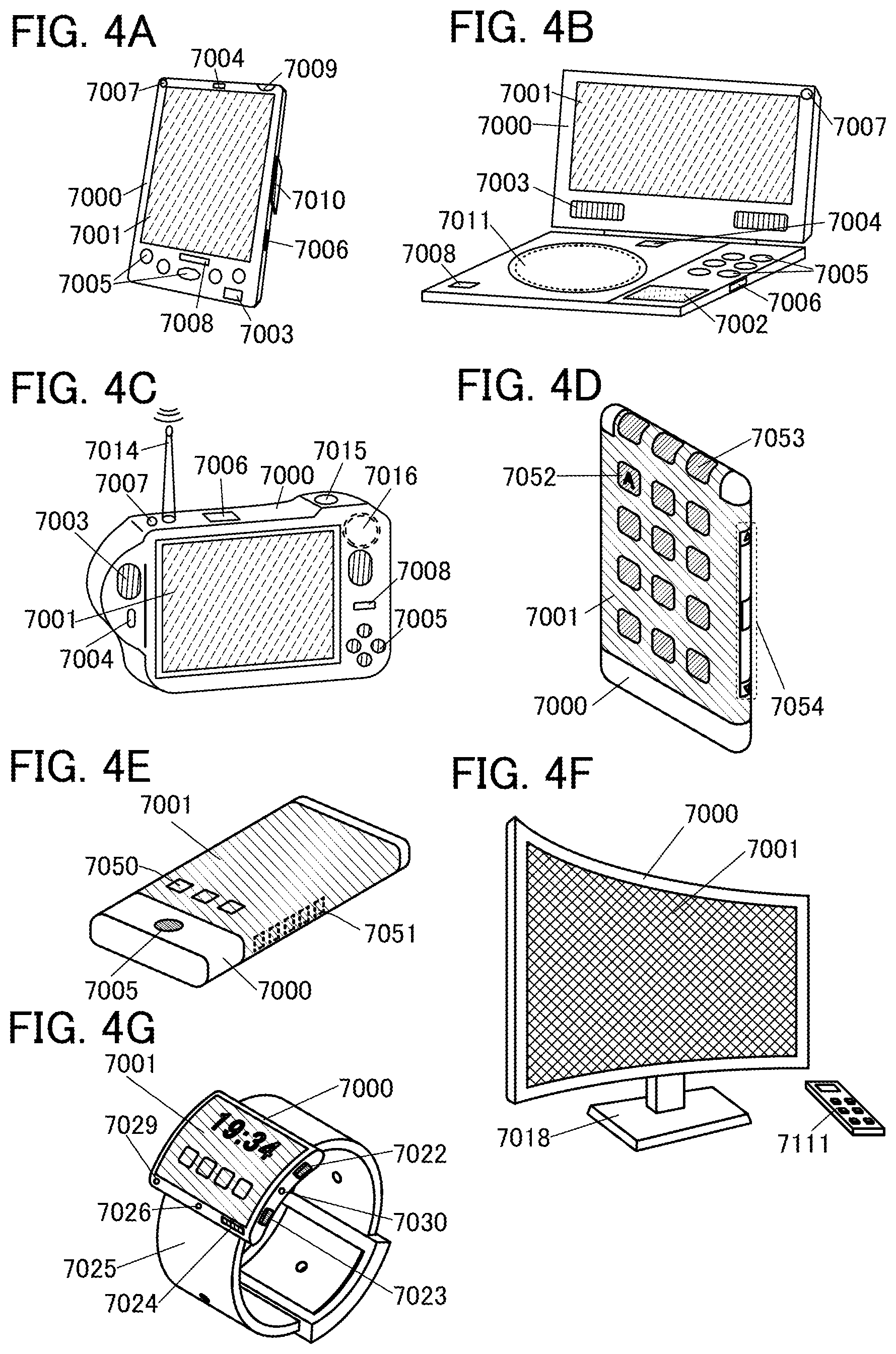 Patent US12448401 Figure 4 – Organic compound, light-emitting device, light-emitting apparatus, electronic device, and lighting device