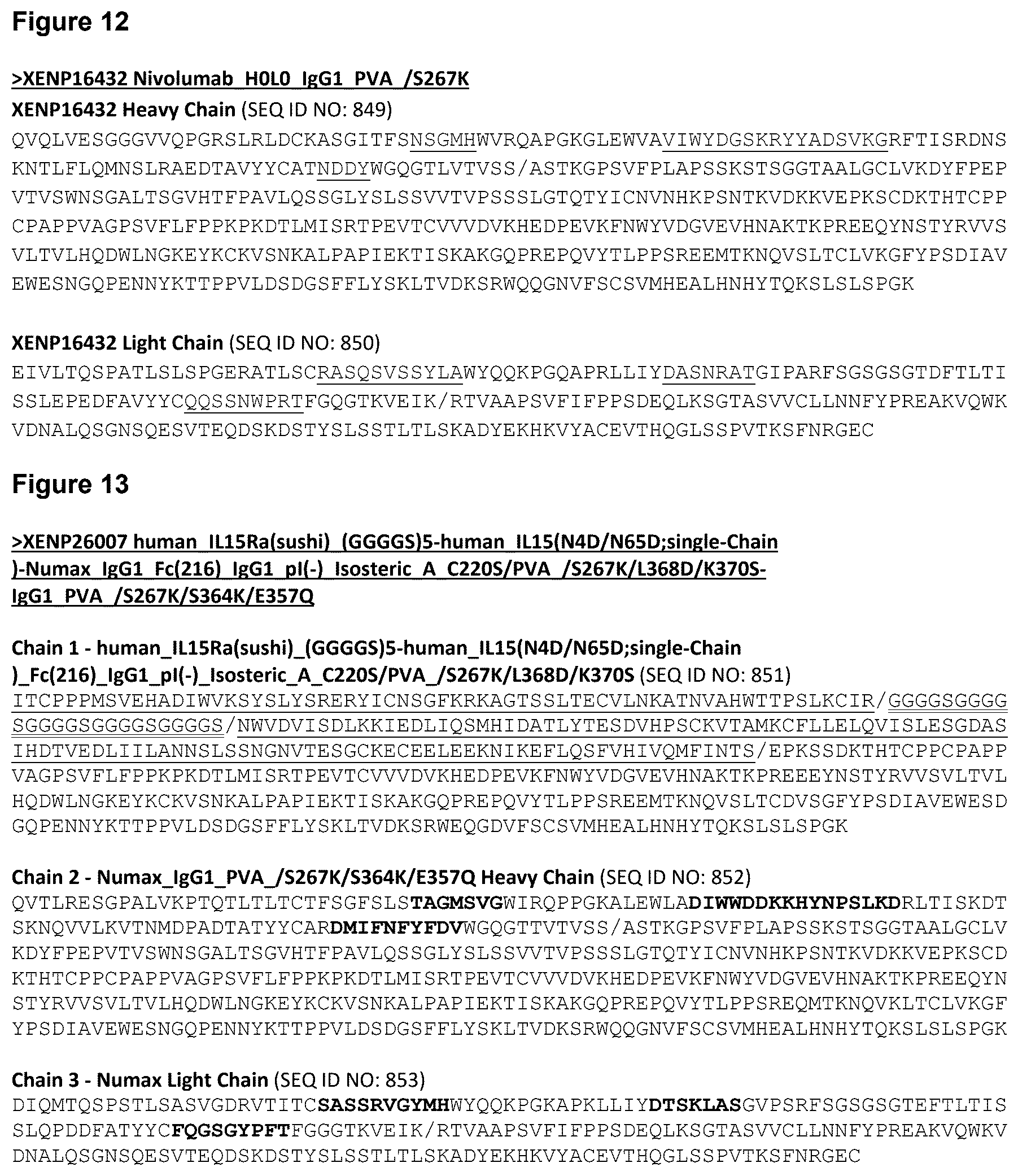Patent US12448423 Figure 20 – Targeted heterodimeric Fc fusion proteins containing NKG2D antigen binding domains