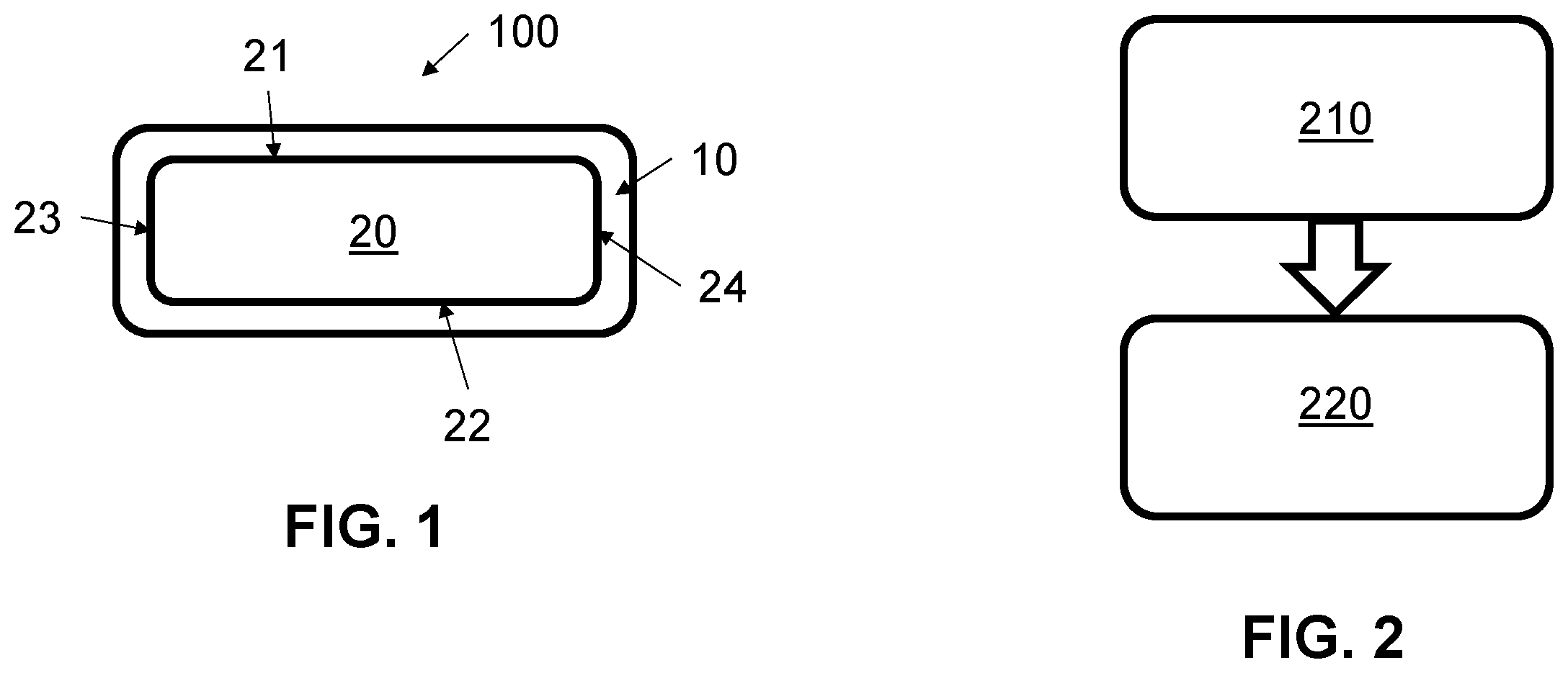 Patent US12448507 Figure 1 – Composite board including core and capstock, and associated method