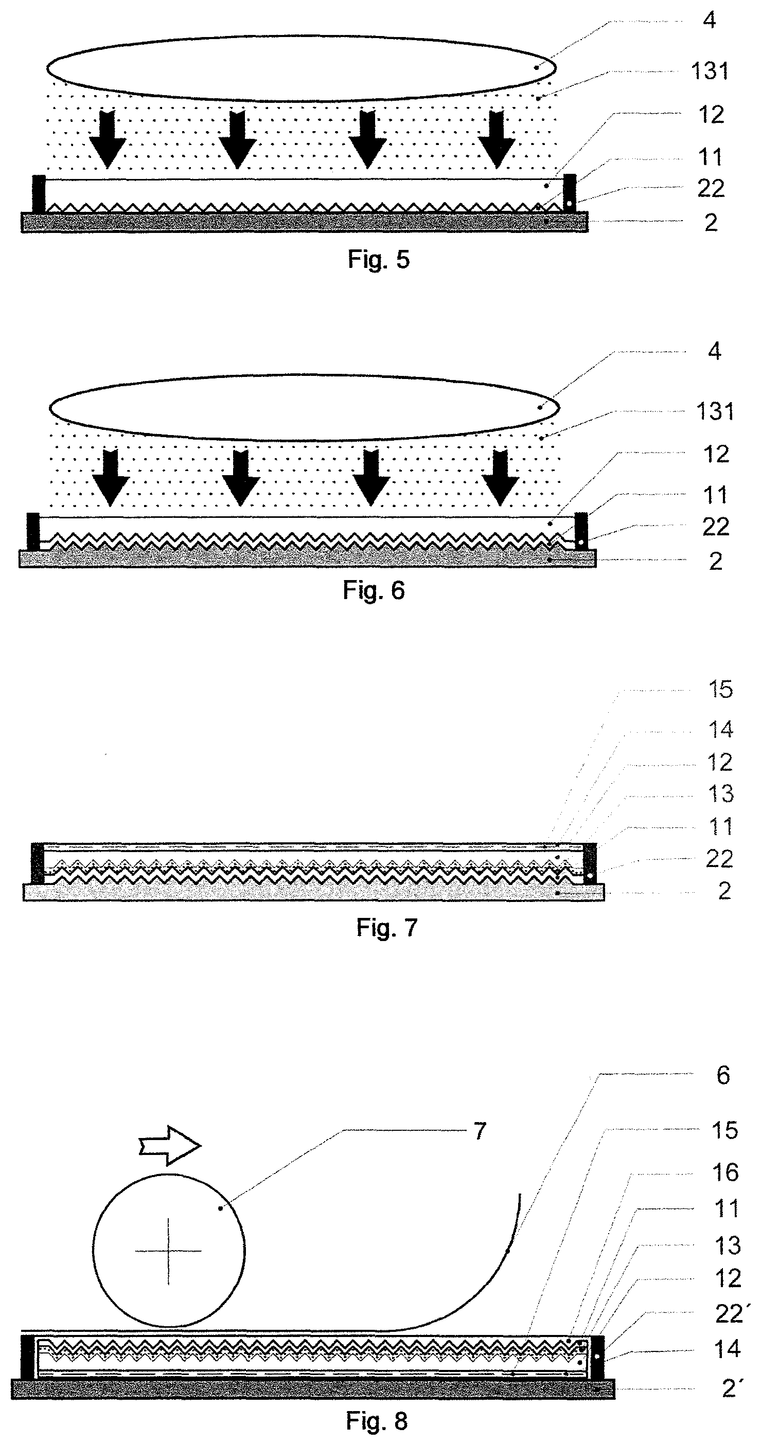 Patent US12448562 Figure 2 – Method of manufacturing a photoluminescent element
