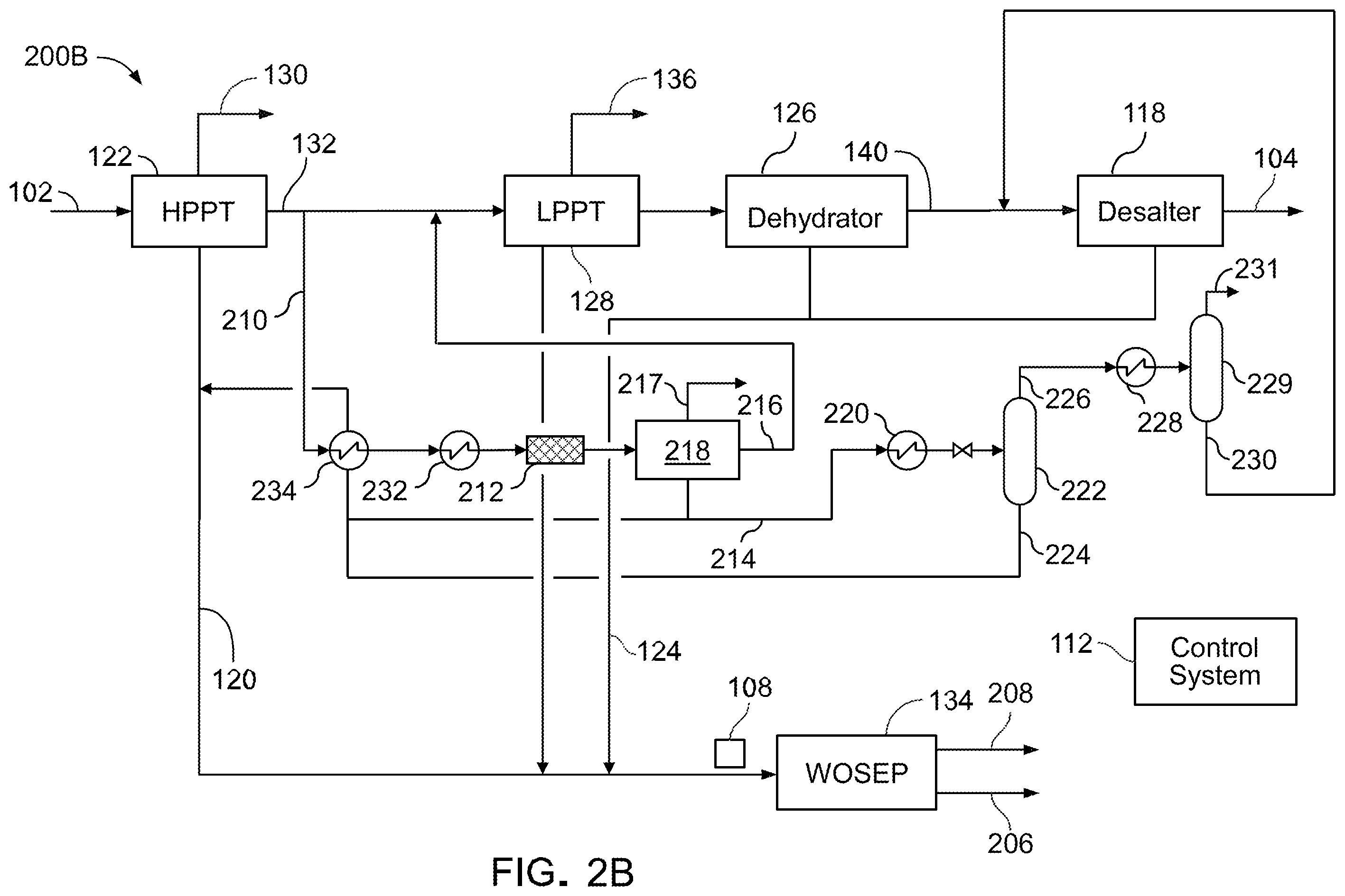 Patent US12448575 Figure 3 – Low salinity water production in crude oil processing