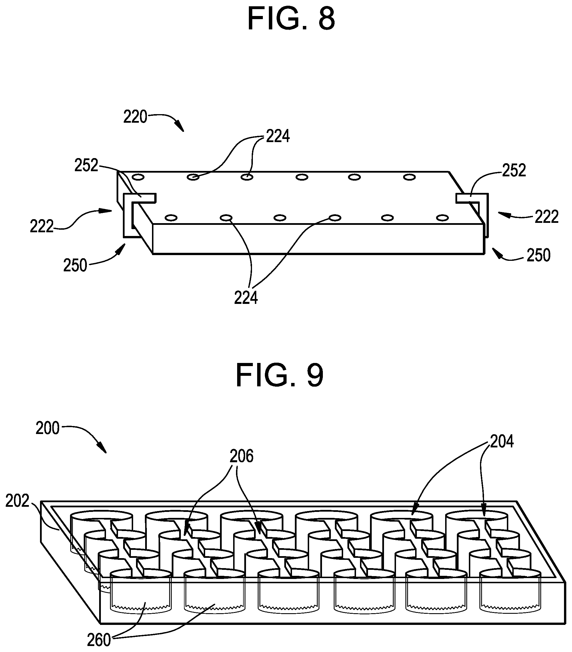 Patent US12448594 Figure 5 – Fluidic devices including microplates with interconnected wells