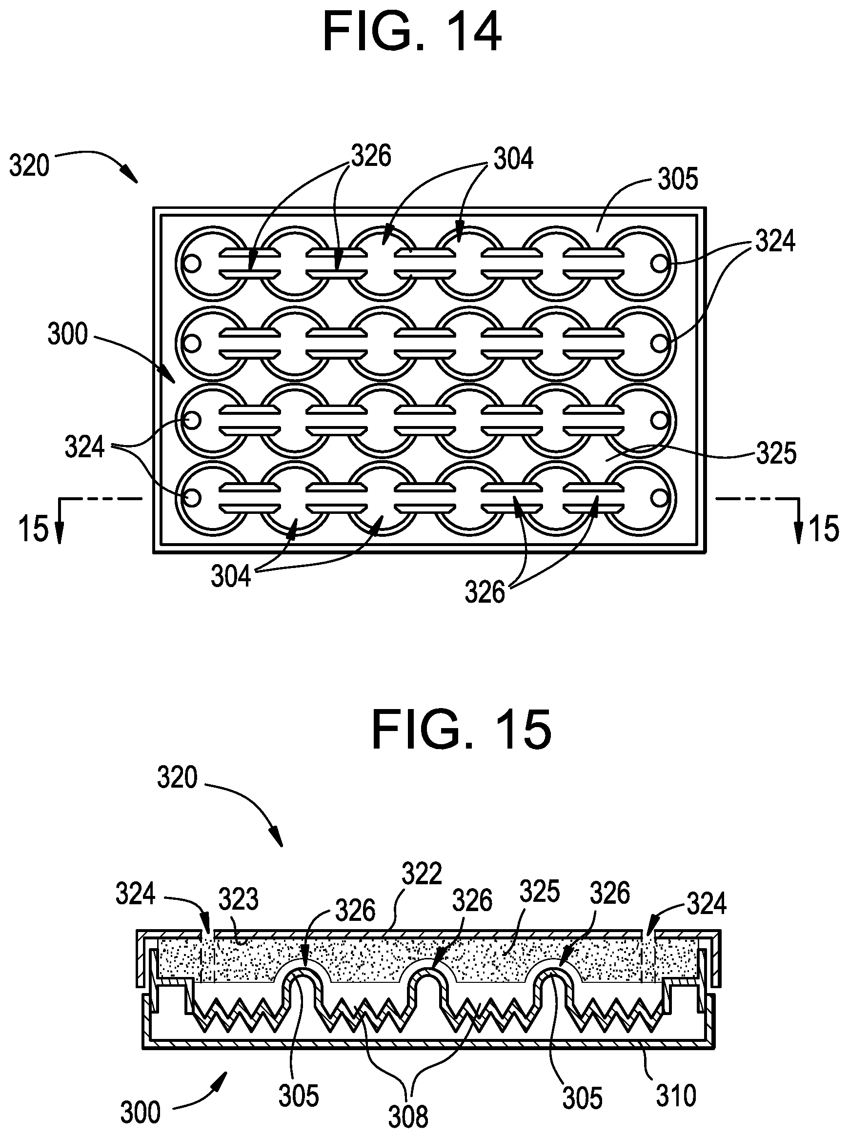 Patent US12448594 Figure 8 – Fluidic devices including microplates with interconnected wells