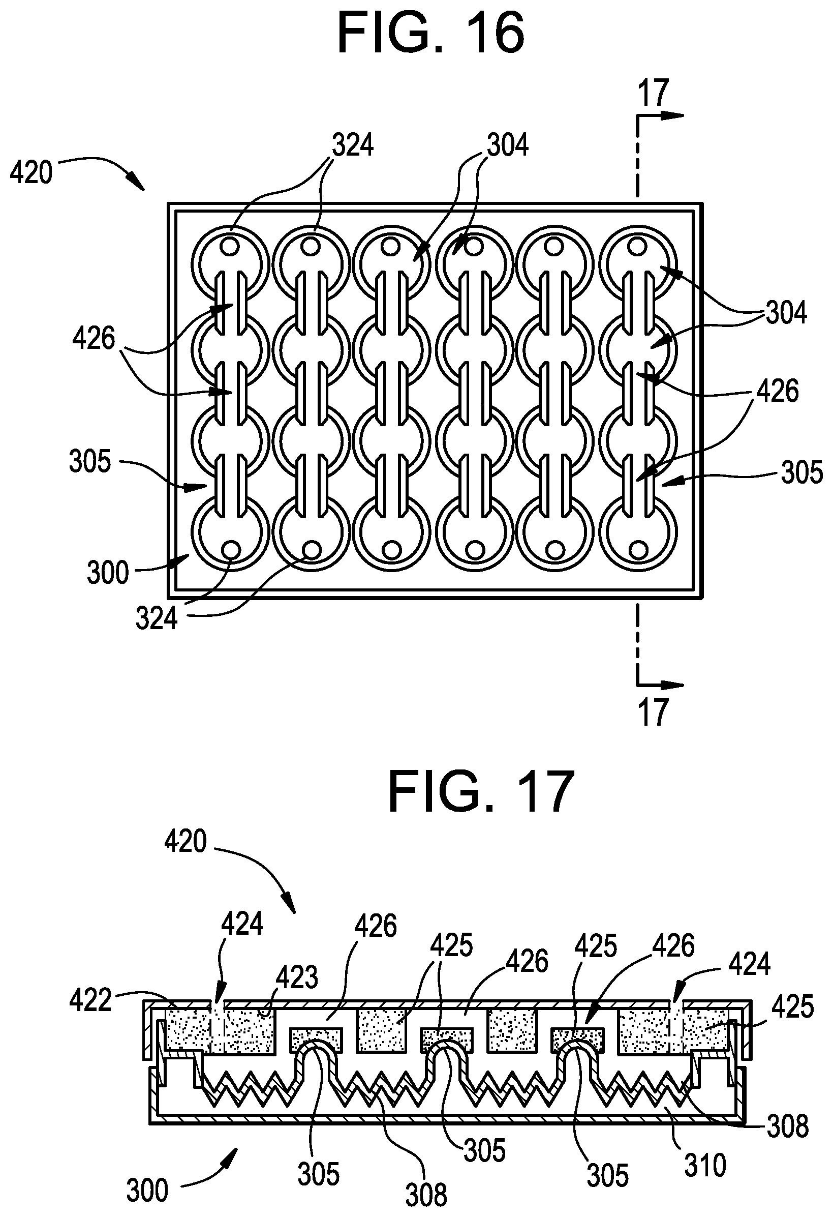 Patent US12448594 Figure 9 – Fluidic devices including microplates with interconnected wells