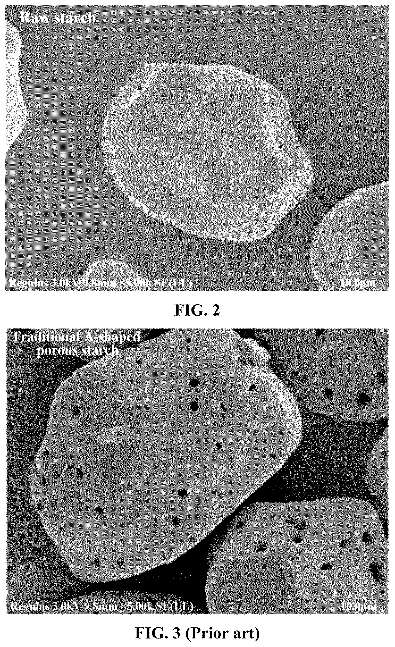 Patent US12448634 Figure 2 – Method for preparing V-type granular porous starch