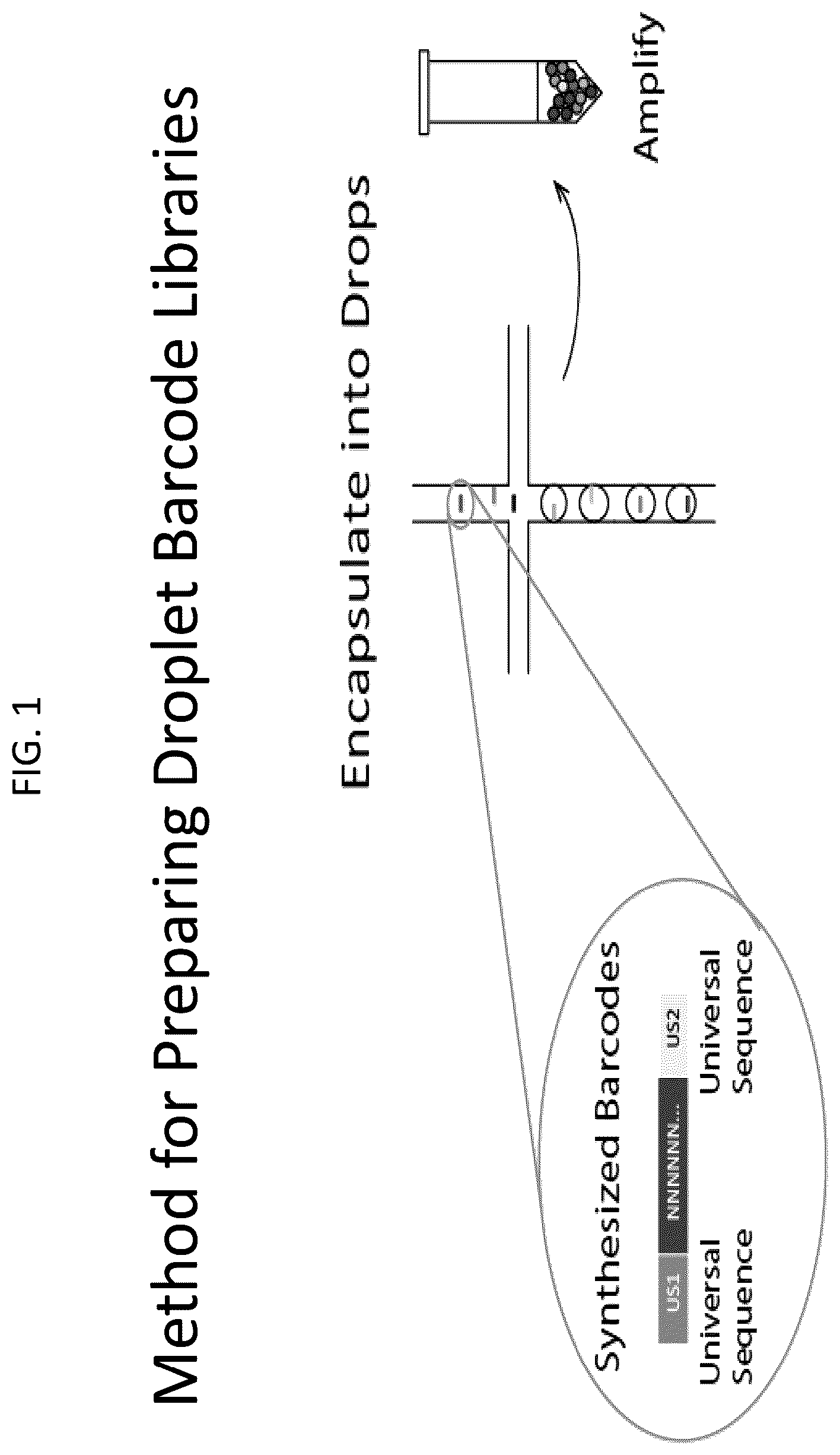 Patent US12448643 Figure 1 – Sequencing of nucleic acids via barcoding in discrete entities