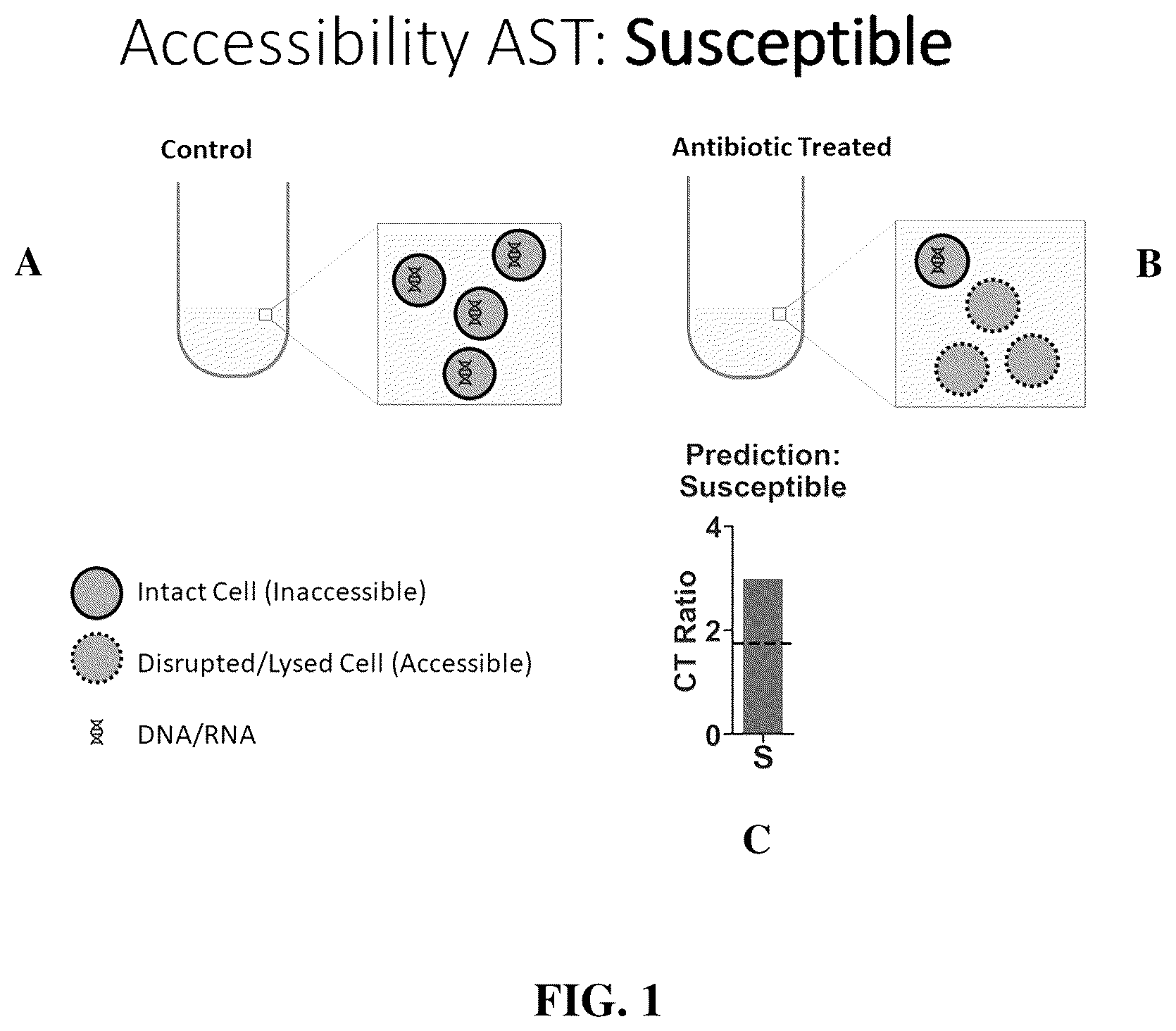 Patent US12448655 Figure 1 – Antibiotic susceptibility of microorganisms and related methods and systems