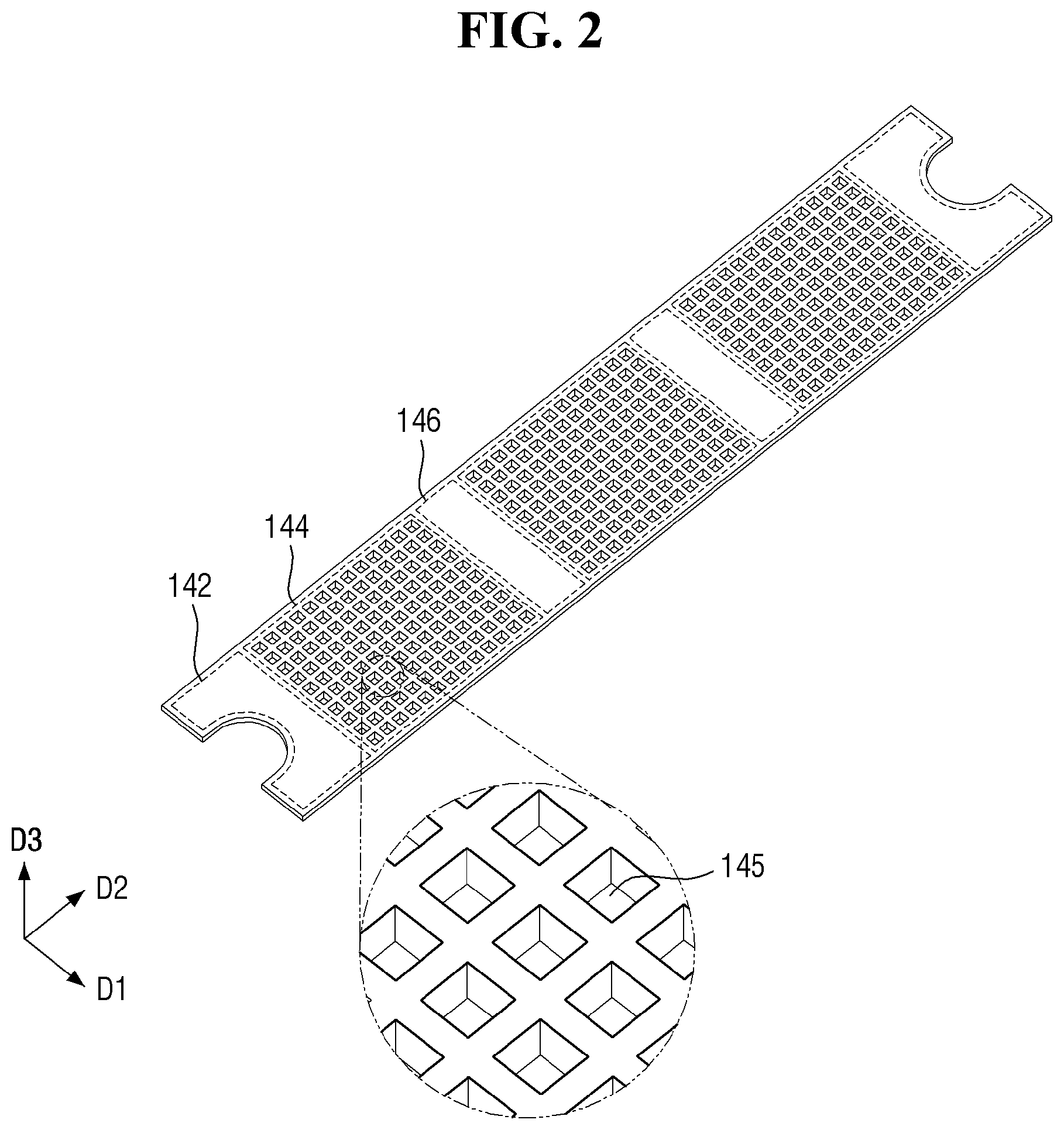 Patent US12448677 Figure 2 – Mask assembly and method for manufacturing of the same