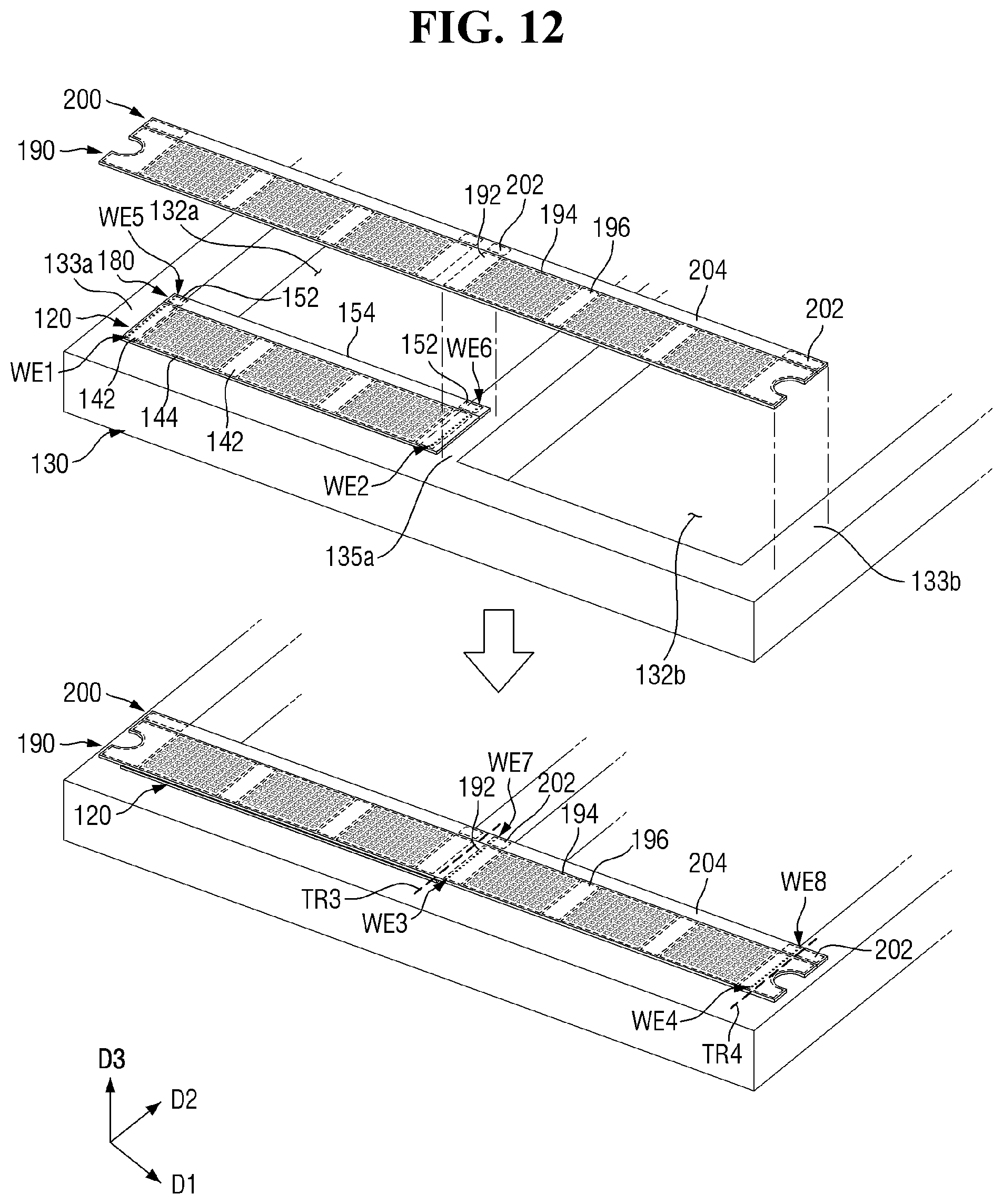 Patent US12448677 Figure 12 – Mask assembly and method for manufacturing of the same