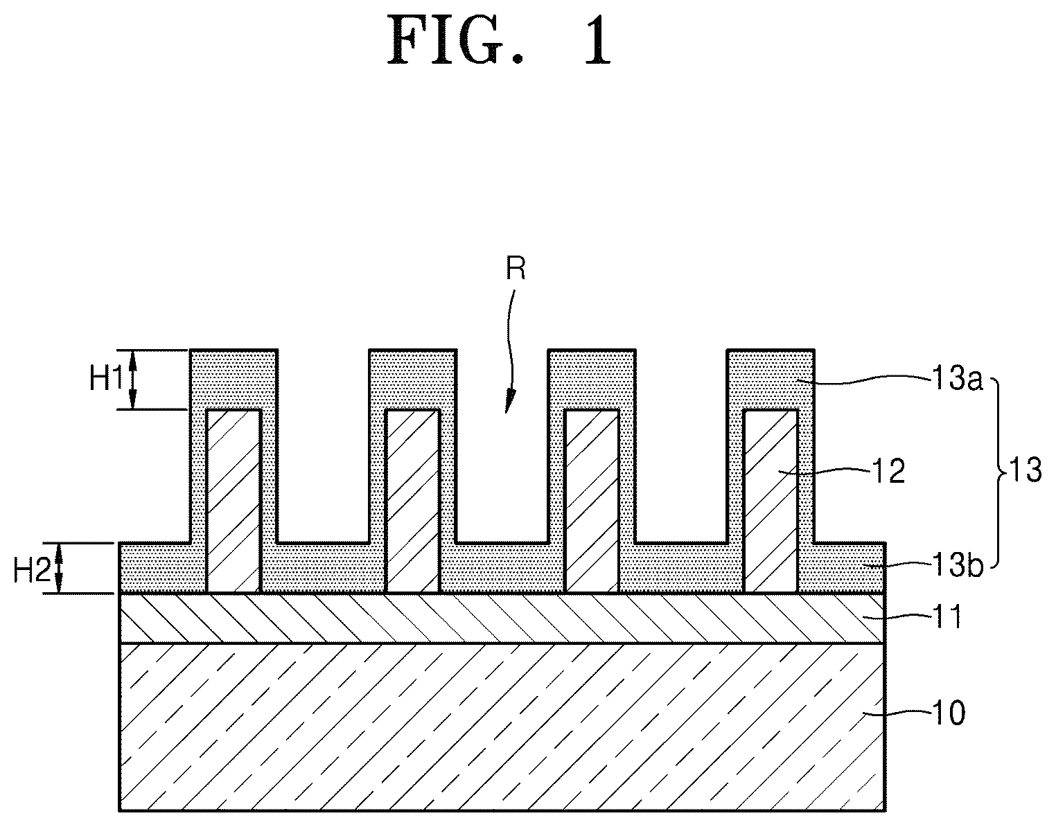 Patent US12448680 — Method of forming pattern structure including silicon nitride — Figure 1