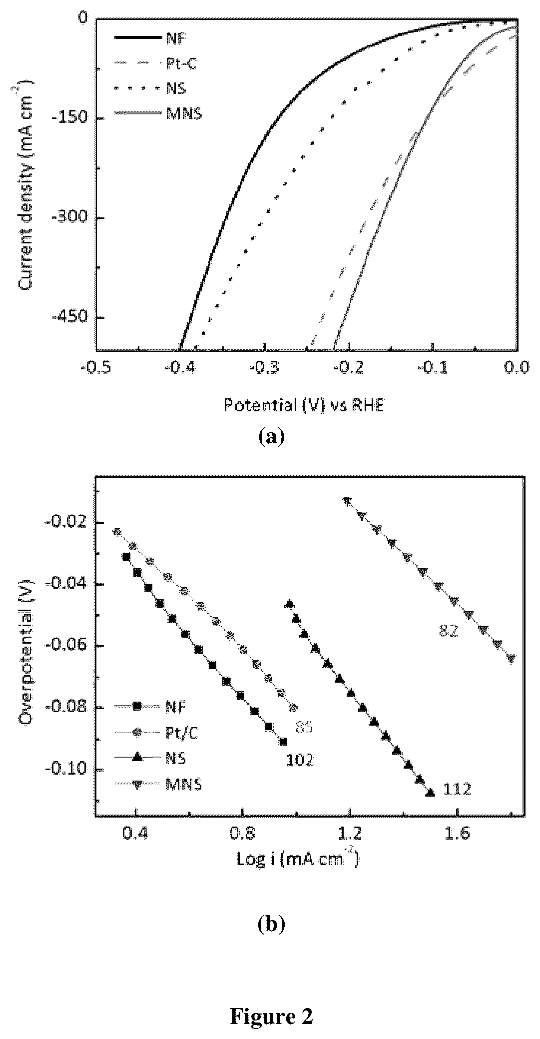Patent US12448694 Figure 2 – Highly active and durable non-noble metal-sulphide based HER catalyst and the preparation thereof