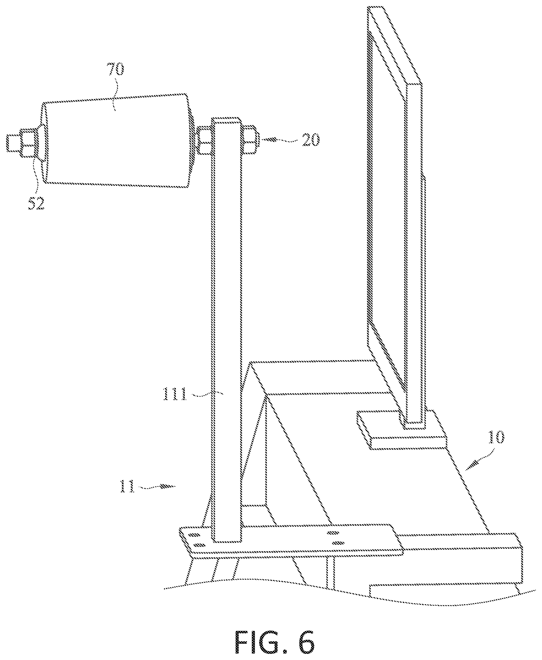 Patent US12448712 Figure 6 – Horizontal-axis sewing thread output structure