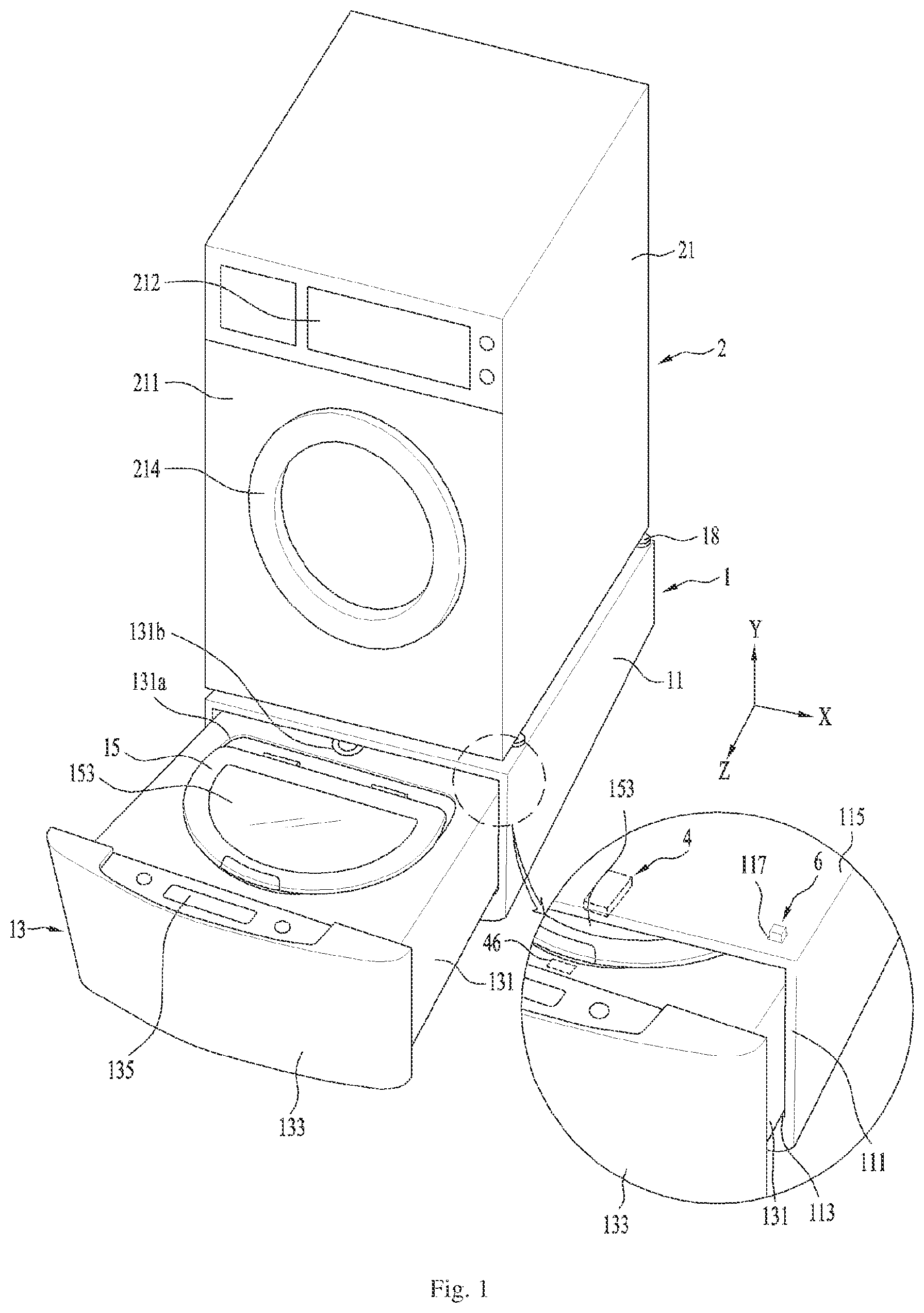 Patent US12448716 Figure 1 – Laundry treating apparatus