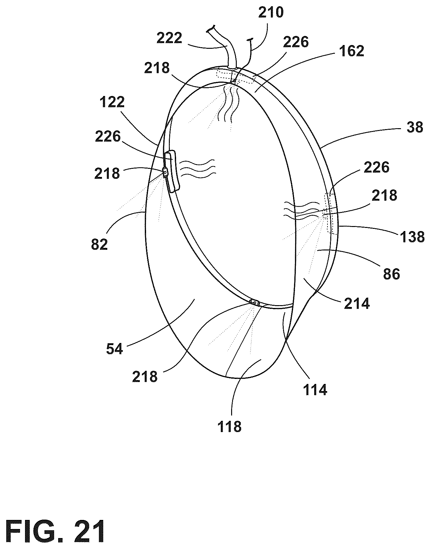 Patent US12448717 Figure 13 – Laundry appliance with a deflector