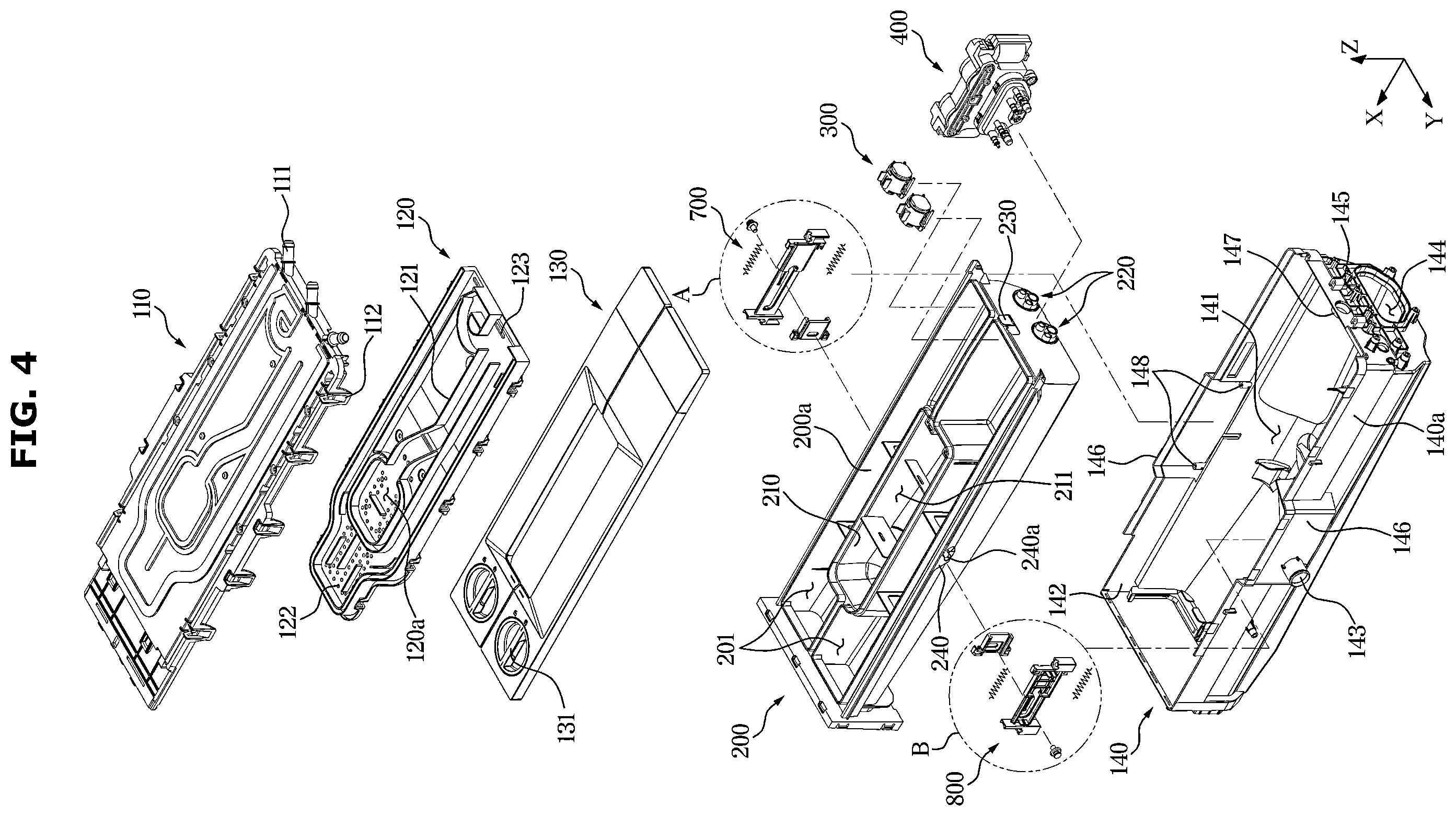 Patent US12448719 Figure 4 – Washing machine
