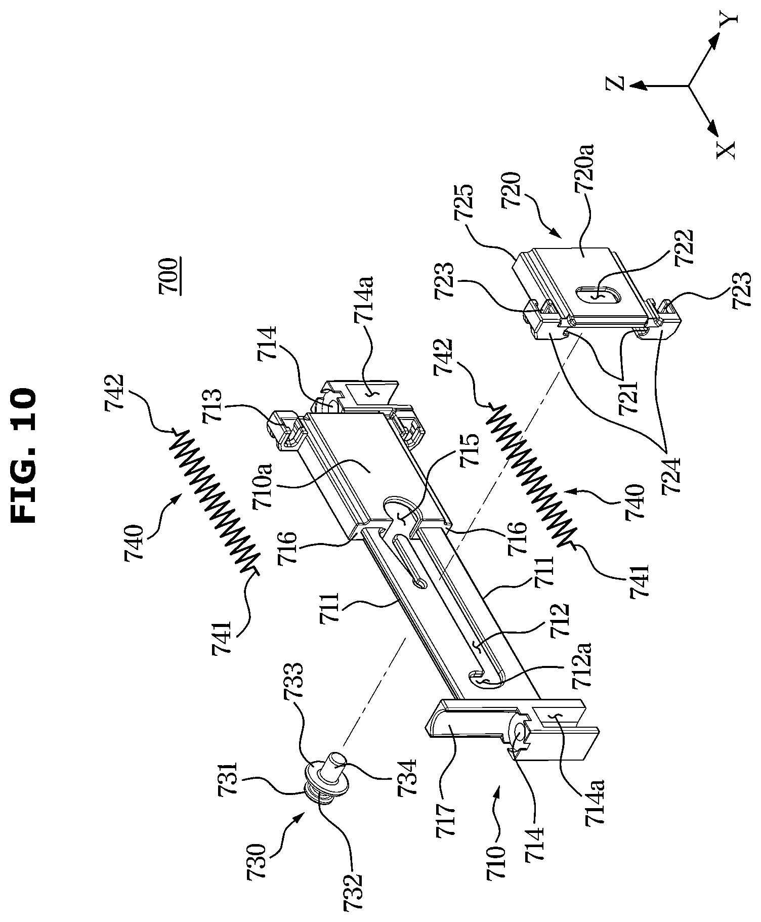Patent US12448719 Figure 10 – Washing machine