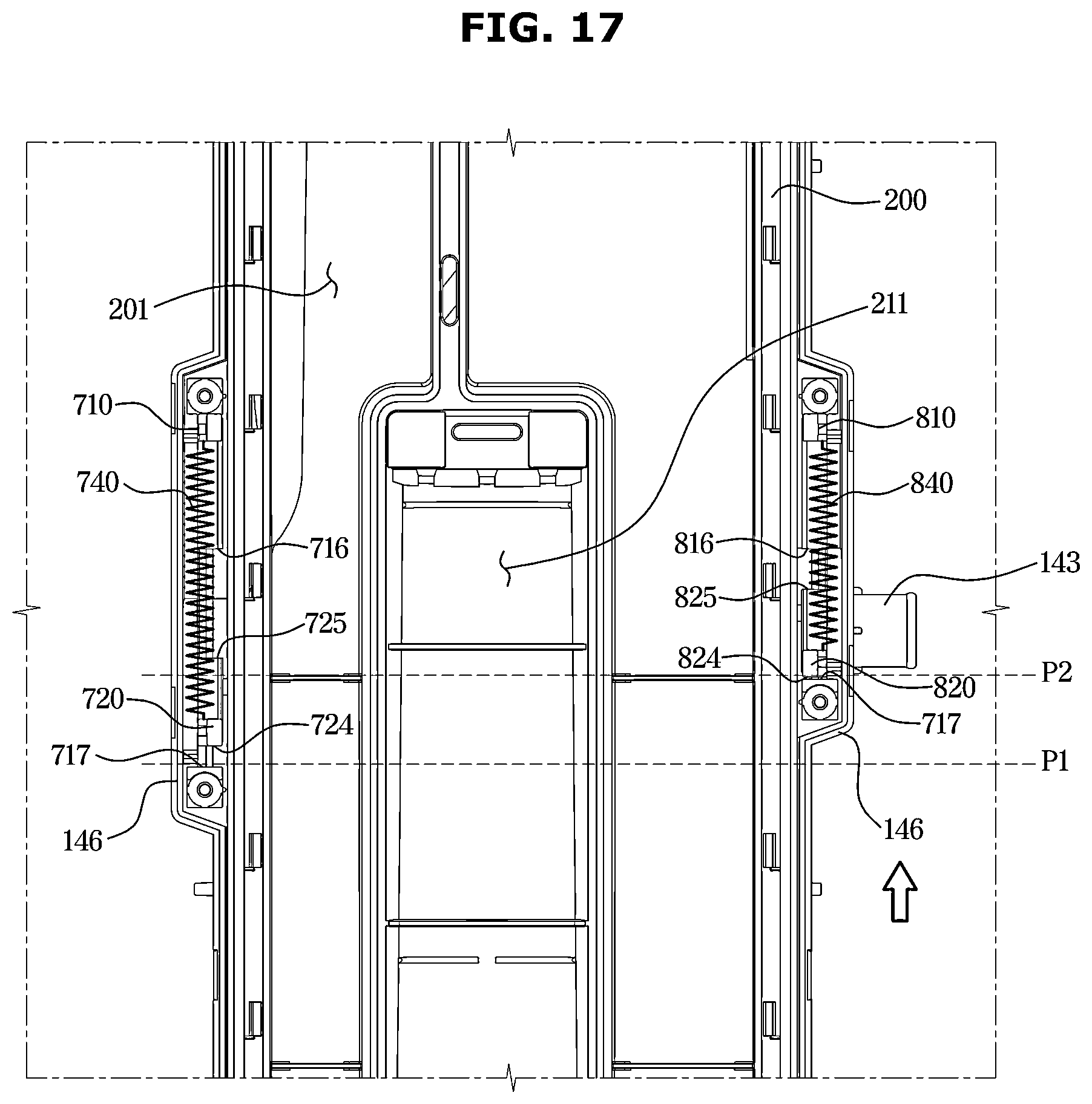 Patent US12448719 Figure 17 – Washing machine